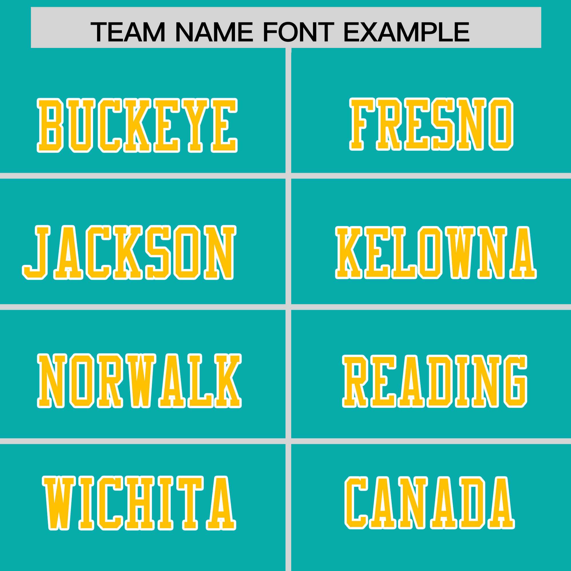 Custom Flag Football Jersey | Aqua Gold Color Block For Youth & Men | Add Name, Number & Logo | KXKSHOP