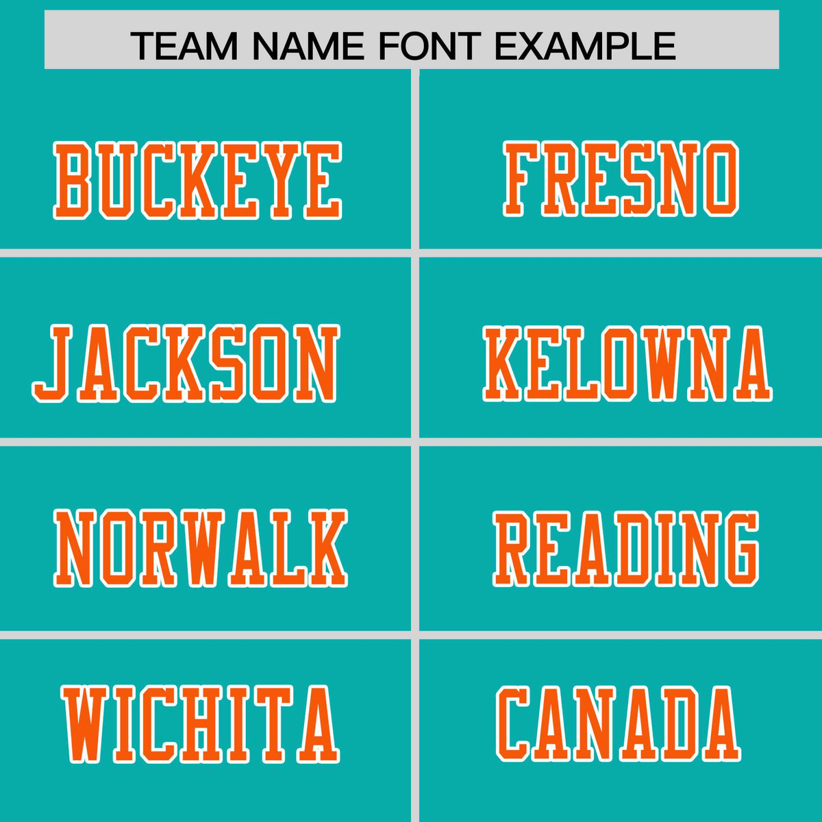 Custom Flag Football Jersey | Aqua Orange Color Block For Youth &amp; Men | Add Name, Number &amp; Logo | KXKSHOP