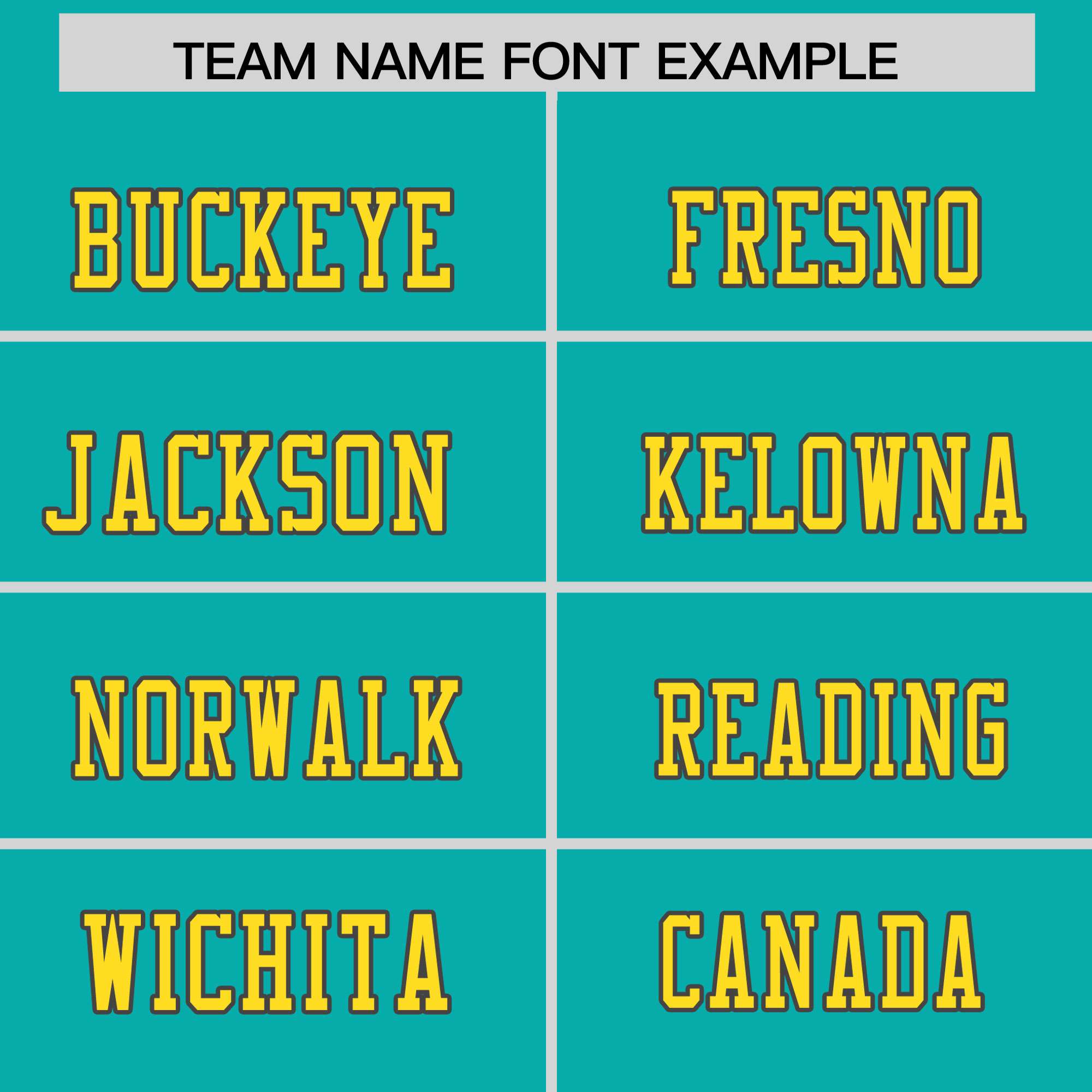 Custom Flag Football Jersey | Aqua Gold Color Block For Youth & Men | Add Name, Number & Logo | KXKSHOP