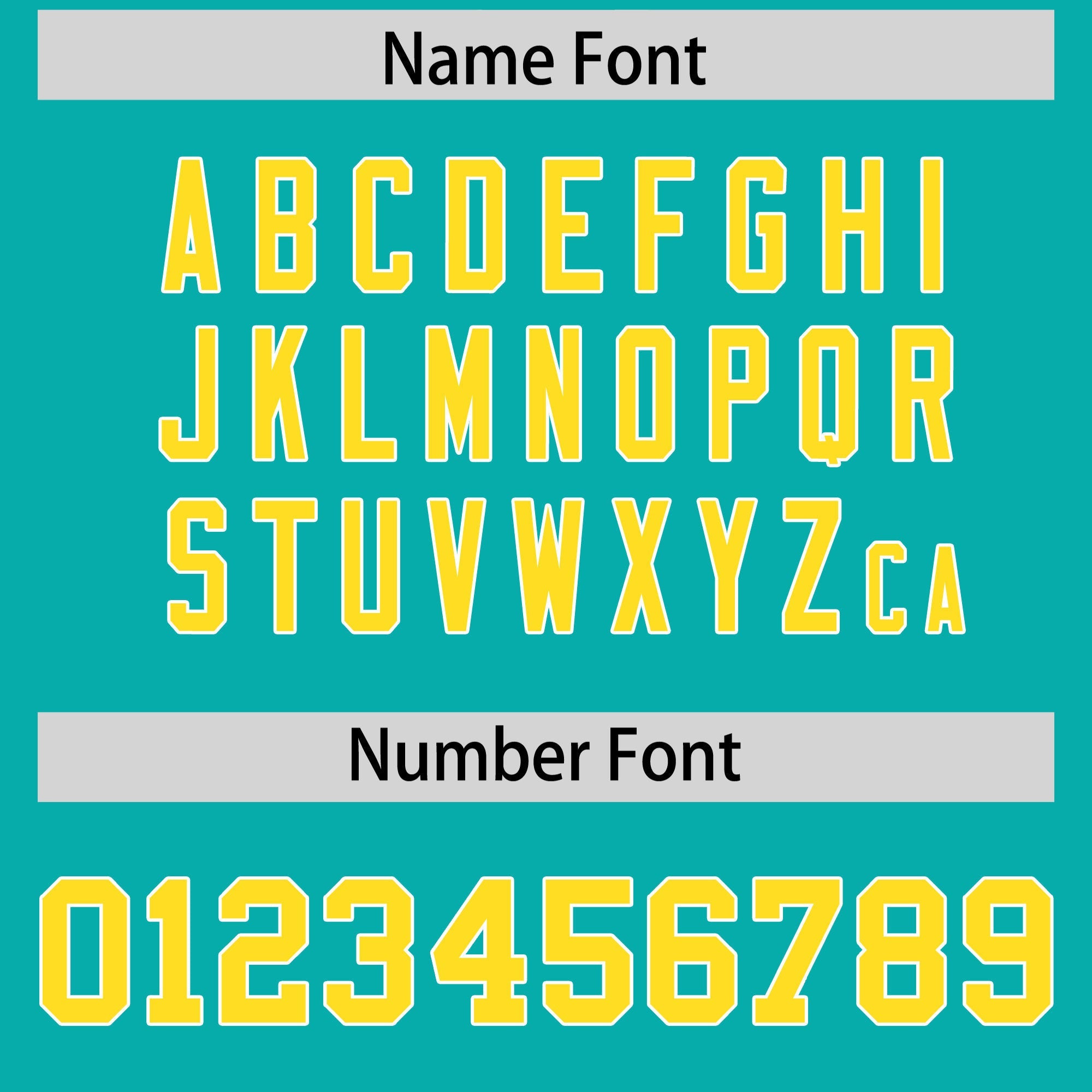 Custom Flag Football Jersey | Aqua Gold Color Block For Youth & Men | Add Name, Number & Logo | KXKSHOP