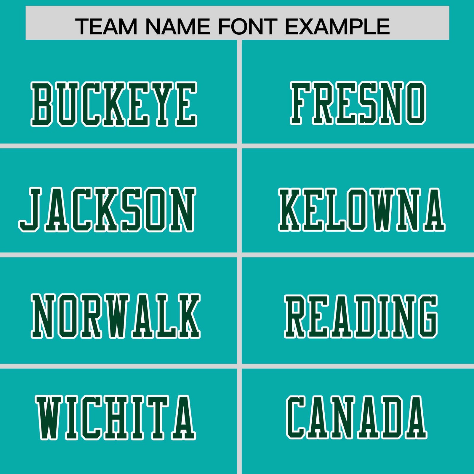 Custom Flag Football Jersey | Aqua Green Color Block For Youth & Men | Add Name, Number & Logo | KXKSHOP