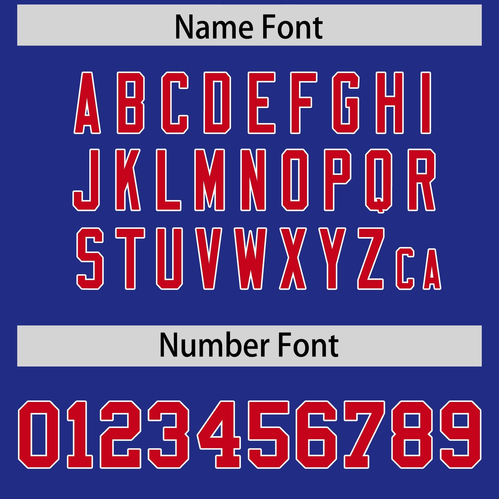 Custom Flag Football Jersey | Royal Red Color Block For Youth & Men | Add Name, Number & Logo | KXKSHOP