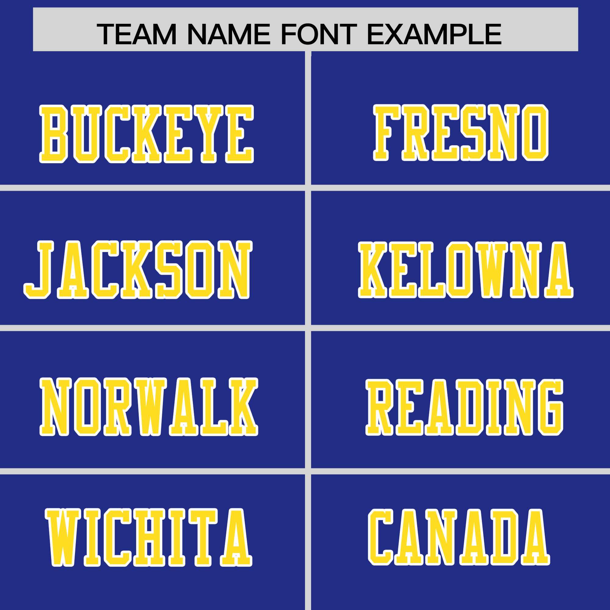 Custom Flag Football Jersey | Royal Gold Color Block For Youth & Men | Add Name, Number & Logo | KXKSHOP