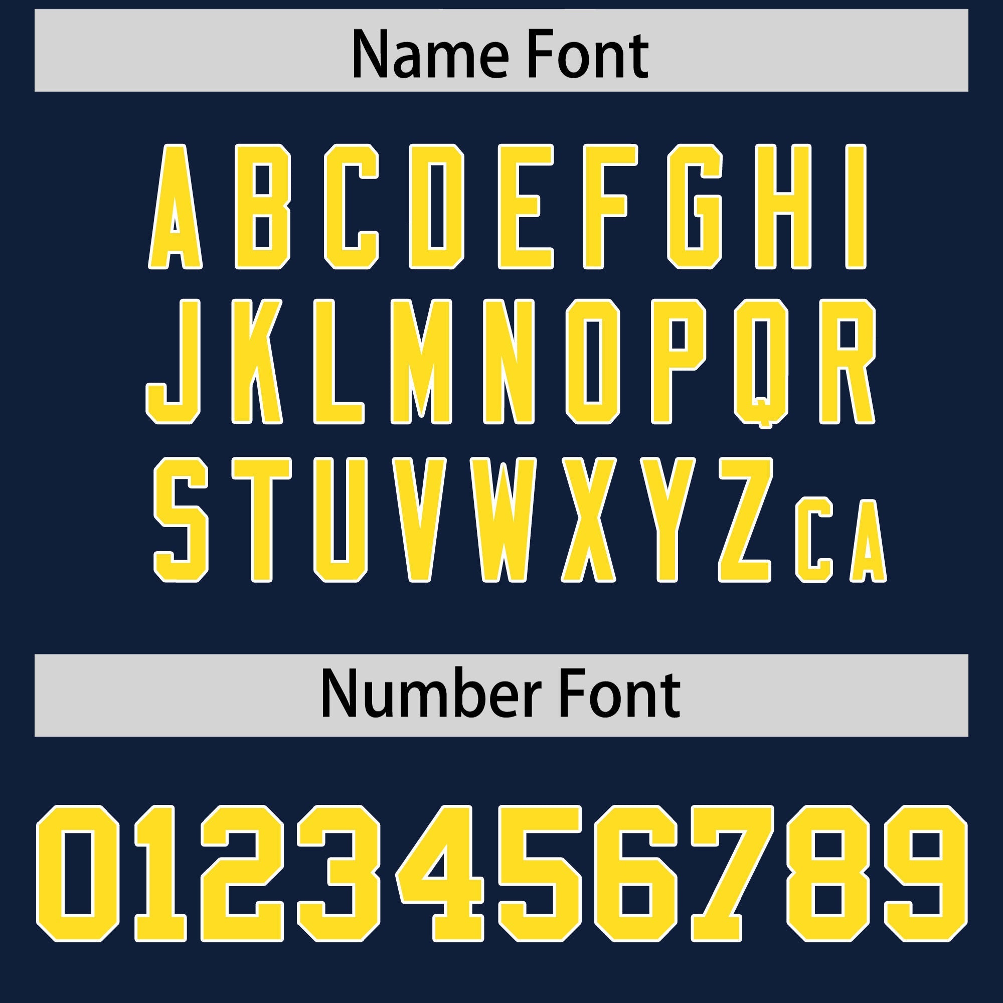 Custom Flag Football Jersey | Navy Gold Color Block For Youth & Men | Add Name, Number & Logo | KXKSHOP
