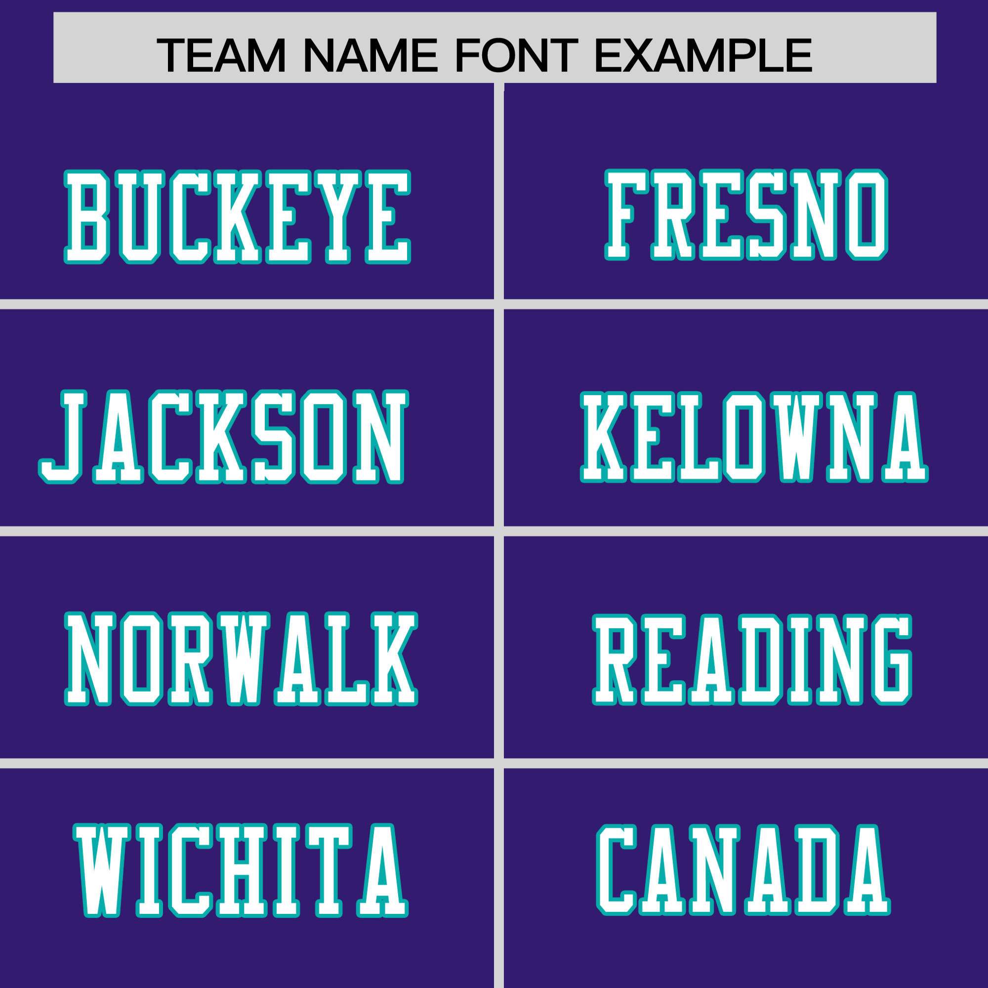 Custom Flag Football Jersey | Purple Aqua Color Block For Youth & Men | Add Name, Number & Logo | KXKSHOP