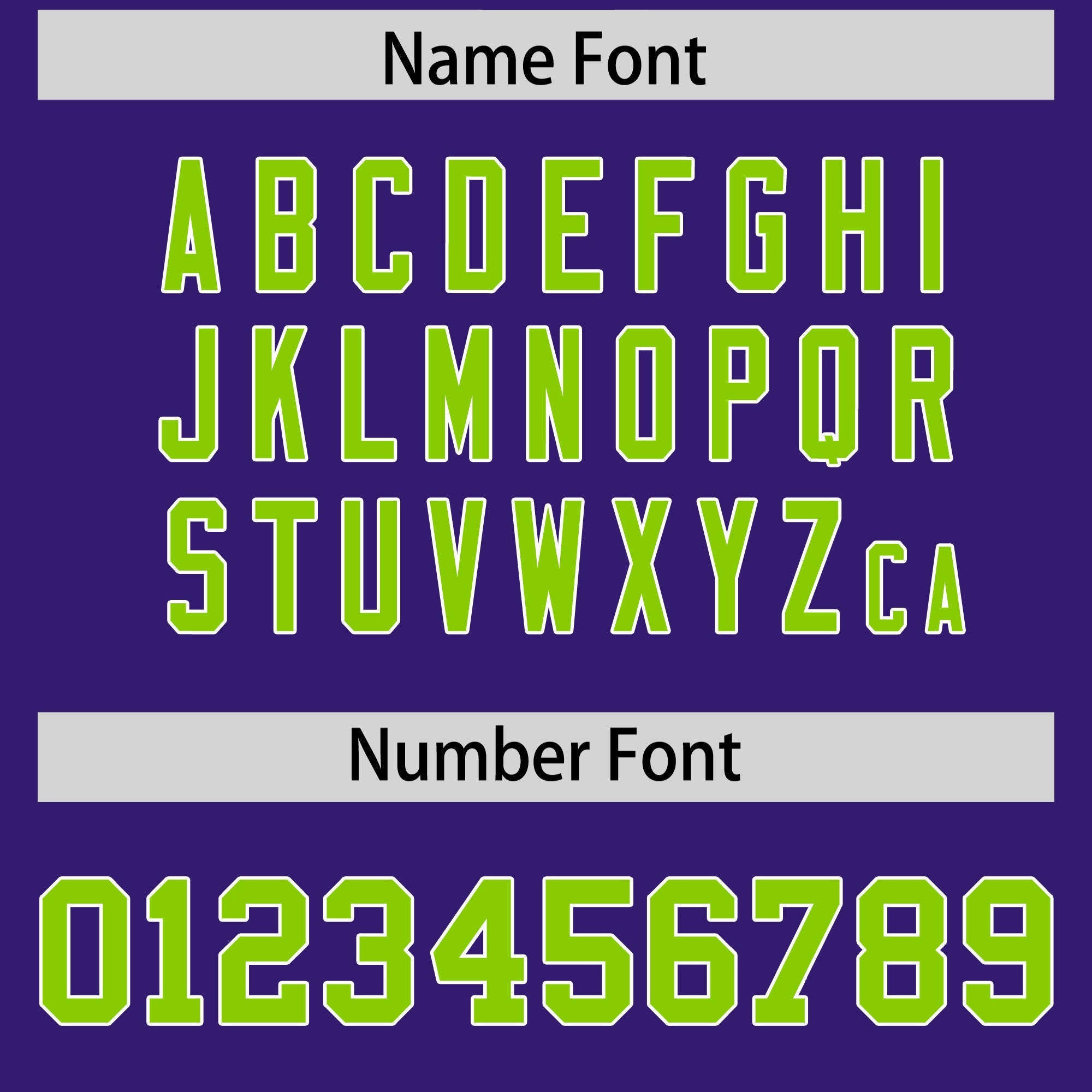 Custom Flag Football Jersey | Purple Neon Green Color Block For Youth & Men | Add Name, Number & Logo | KXKSHOP