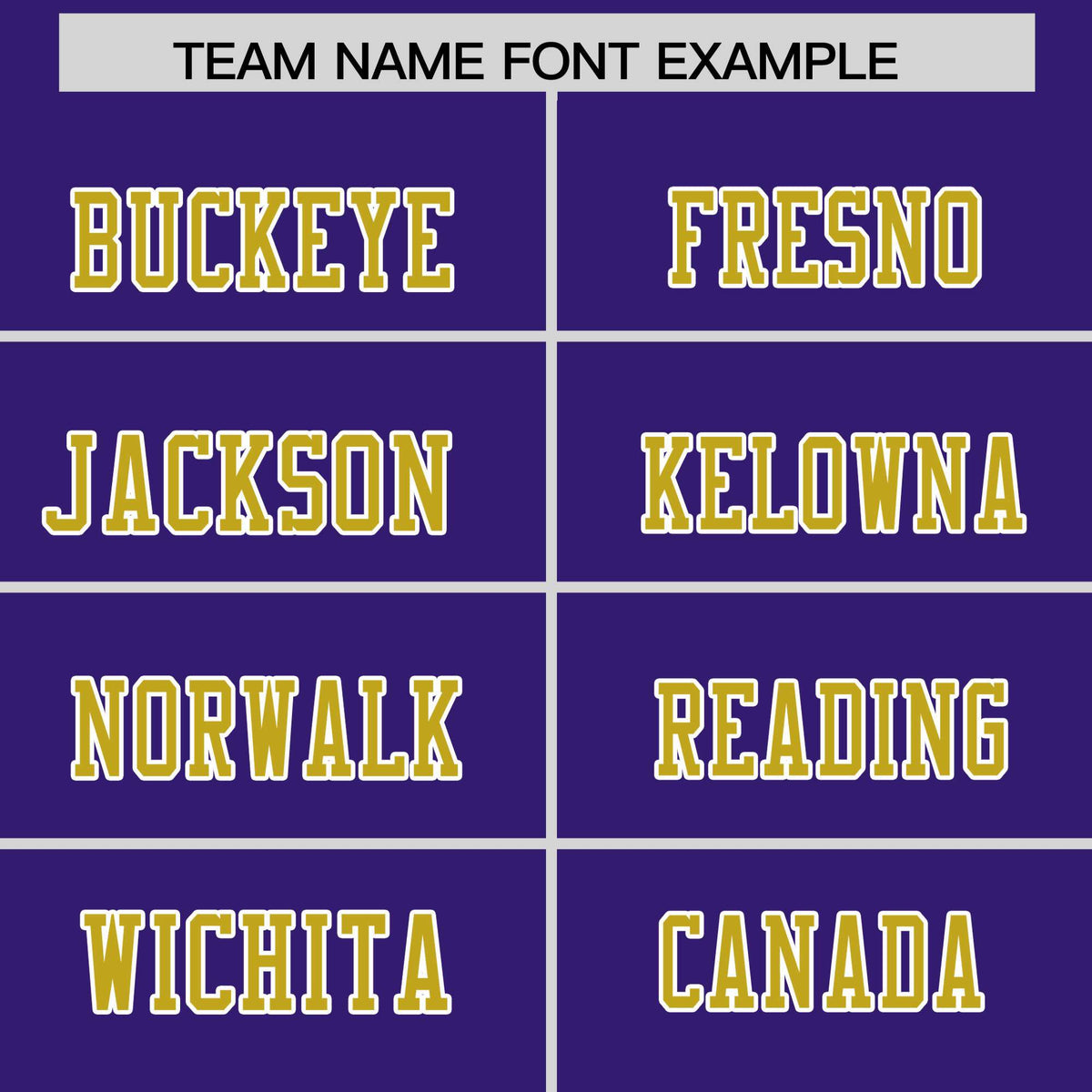 Custom Flag Football Jersey | Purple Old Gold Color Block For Youth &amp; Men | Add Name, Number &amp; Logo | KXKSHOP