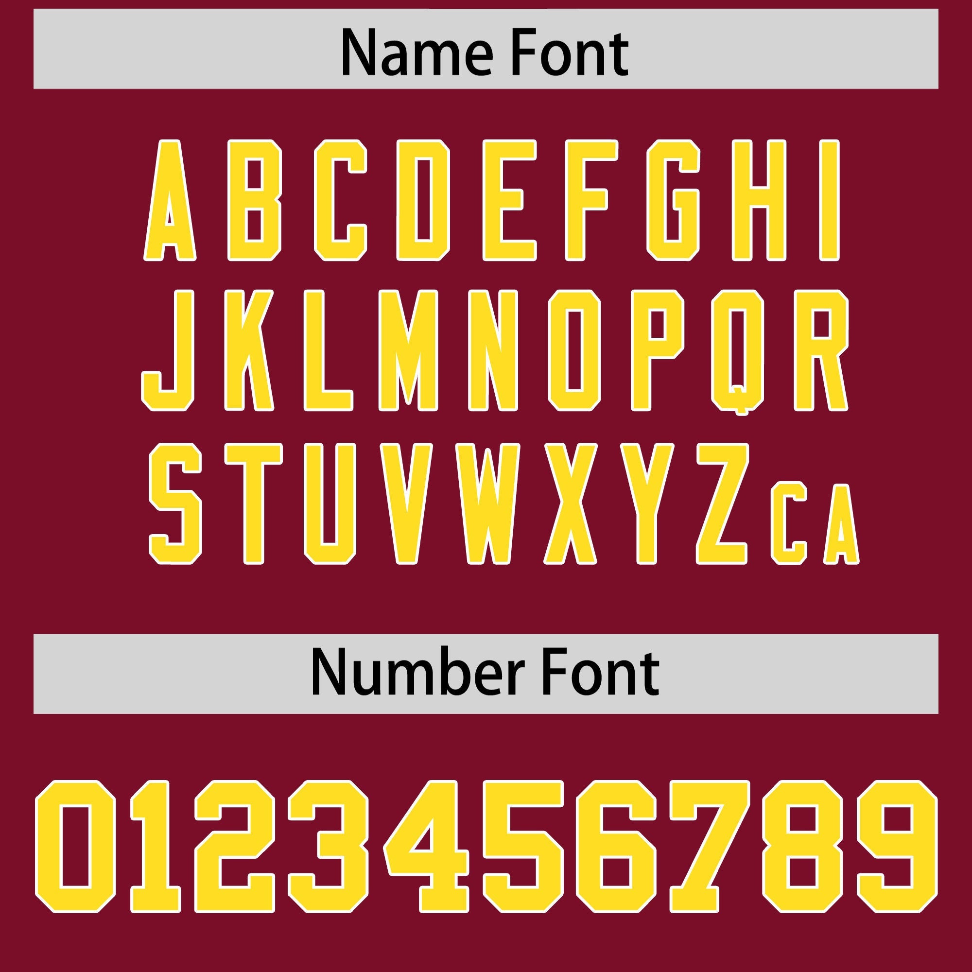 Custom Flag Football Jersey | Cardinal Gold Color Block For Youth & Men | Add Name, Number & Logo | KXKSHOP