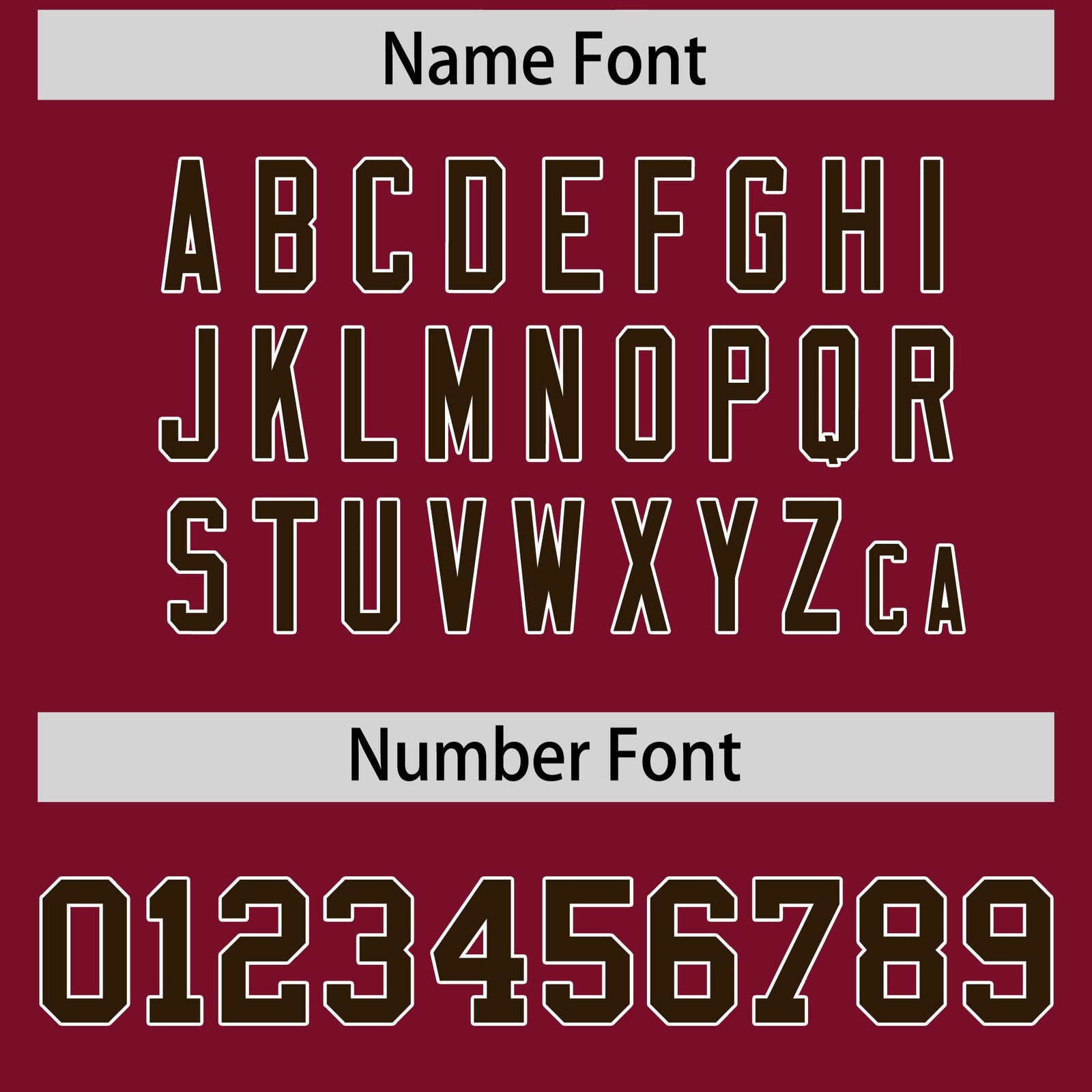 Custom Flag Football Jersey | Cardinal Brown Color Block For Youth & Men | Add Name, Number & Logo | KXKSHOP