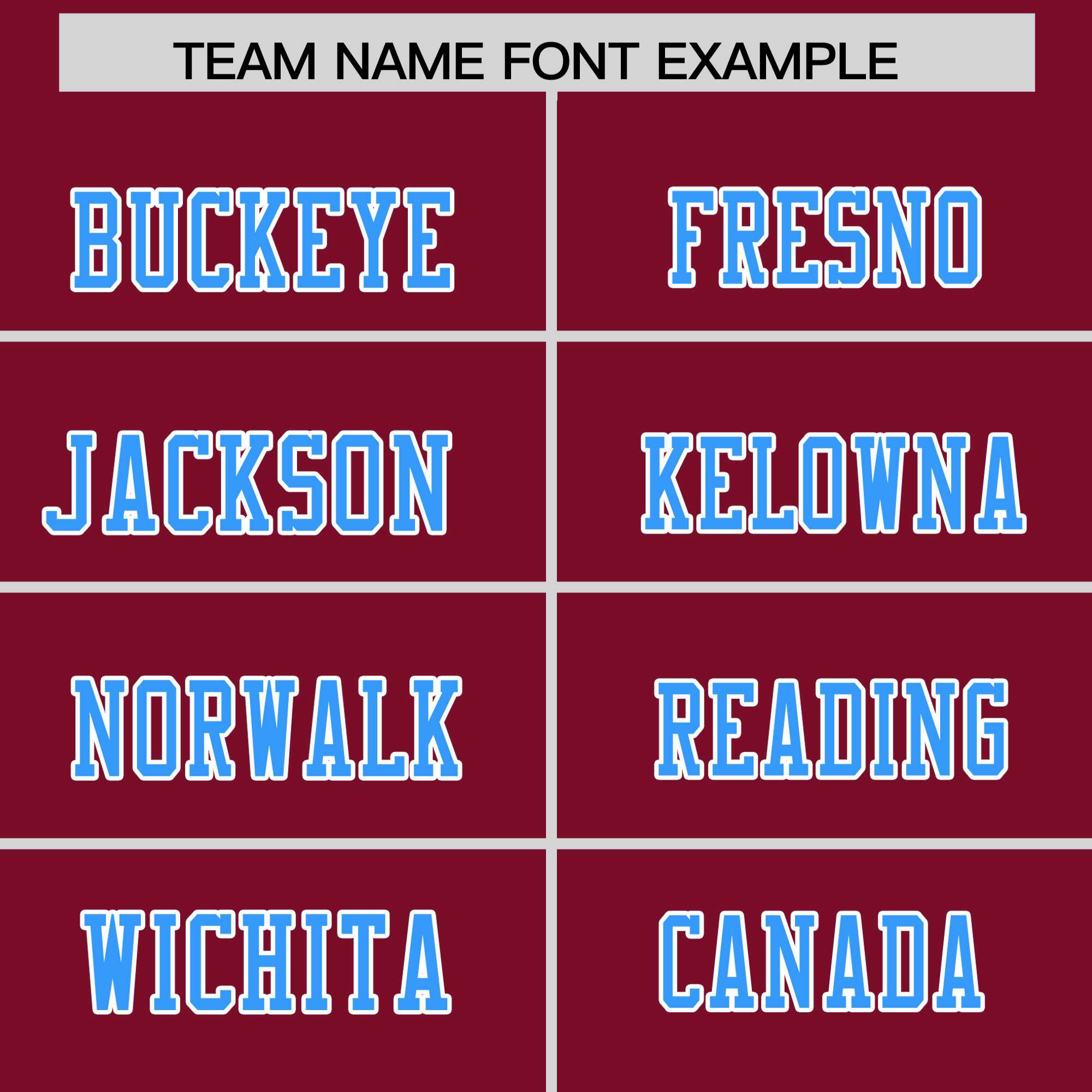 Custom Flag Football Jersey | Cardinal Light Blue Color Block For Youth & Men | Add Name, Number & Logo | KXKSHOP