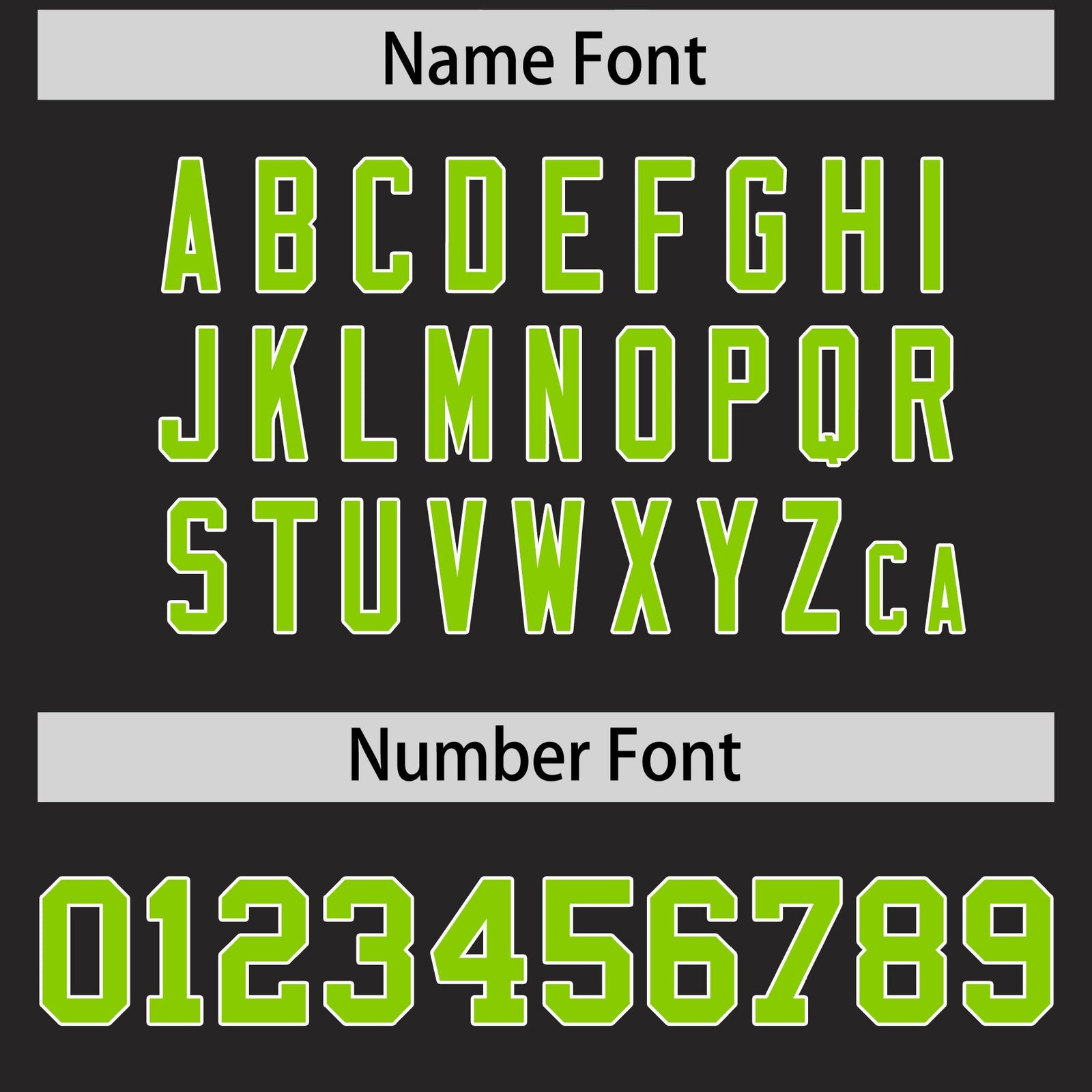 Custom Flag Football Jersey | Black Neon Green Color Block For Youth & Men | Add Name, Number & Logo | KXKSHOP