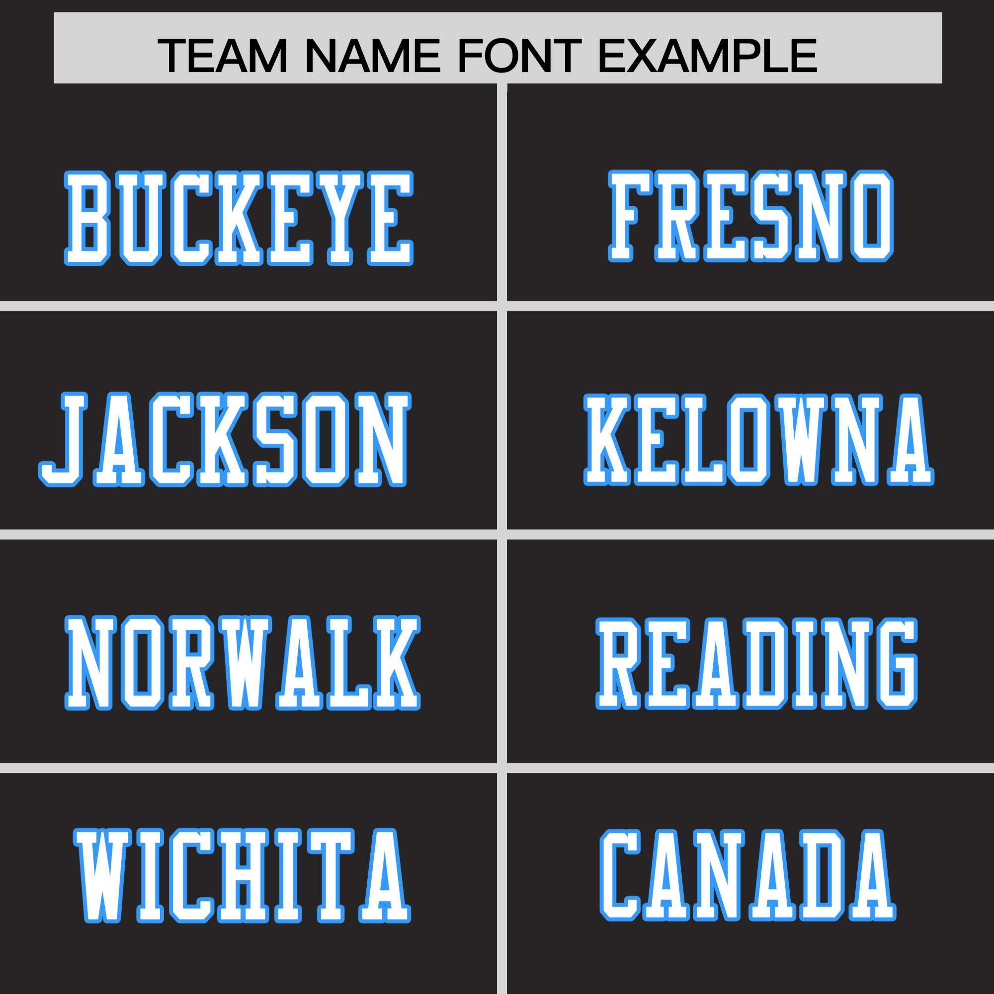 Custom Flag Football Jersey | Black Light Blue Color Block For Youth & Men | Add Name, Number & Logo | KXKSHOP