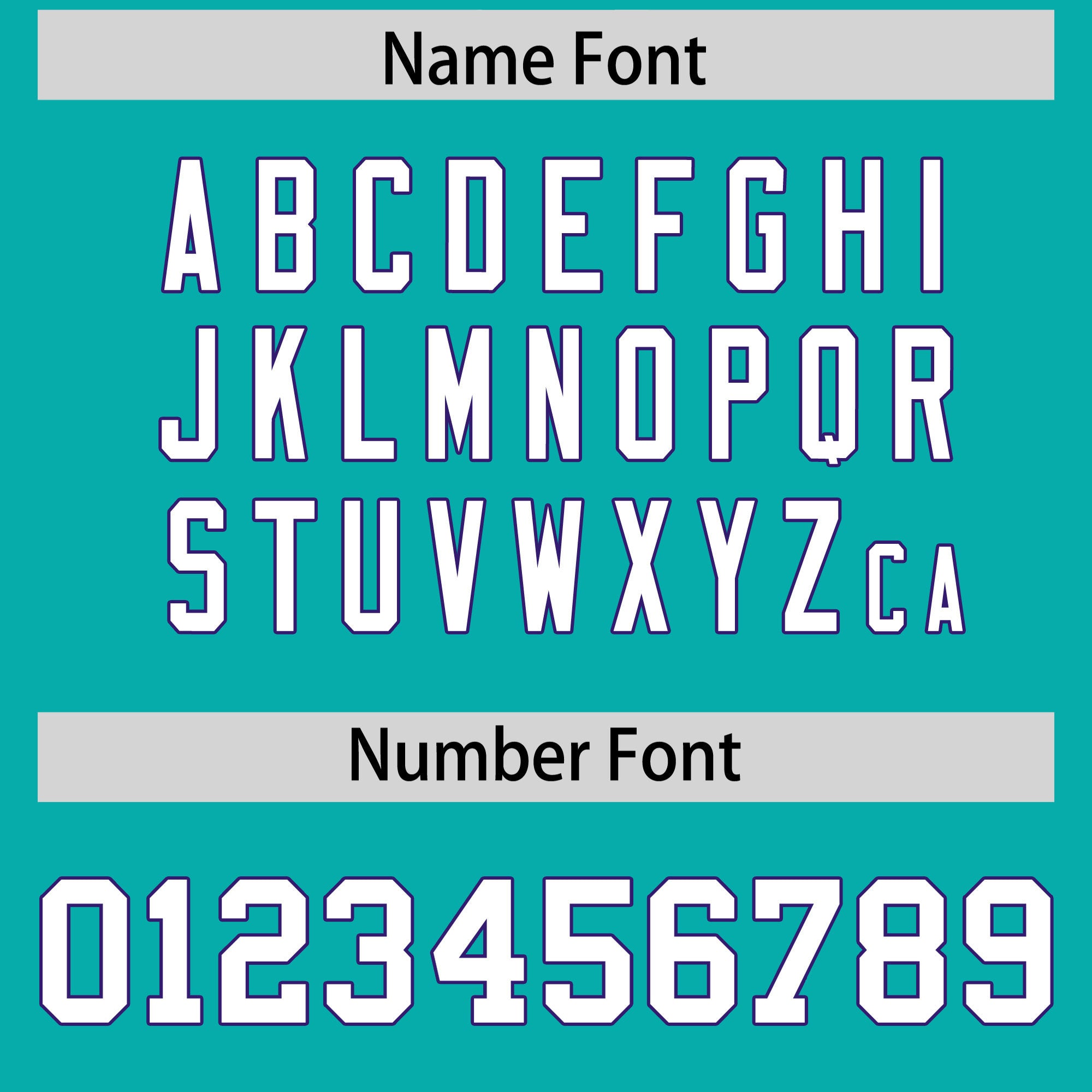 Custom Flag Football Jersey | Aqua Purple Color Block For Youth & Men | Add Name, Number & Logo | KXKSHOP