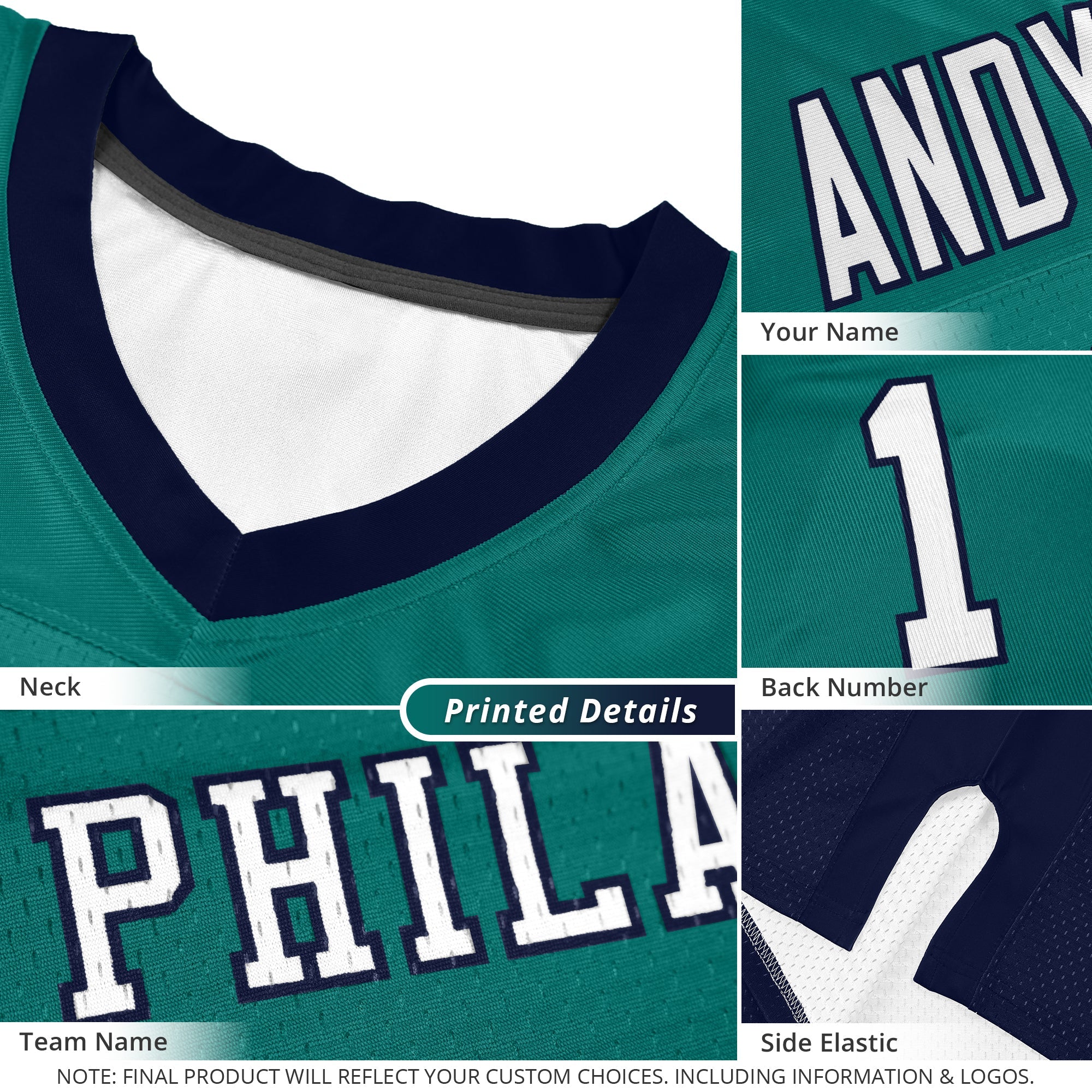 Custom Red Old Gold Personalized Shoulder Cut Two-Tone Authentic Football Jersey