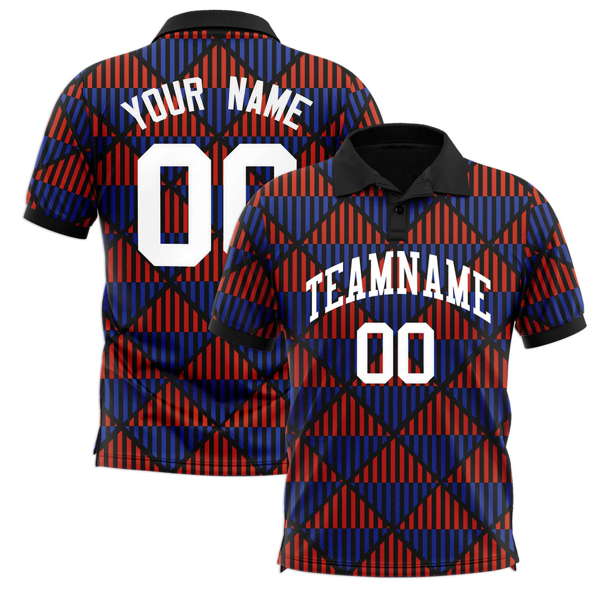 Custom Black Lingge Sunshine Polo Shirts