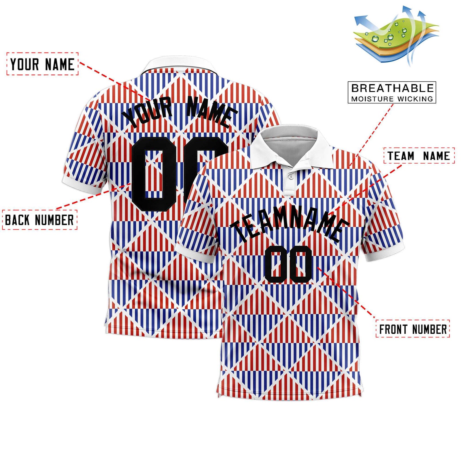 Custom White Lingge Sunshine Polo Shirts