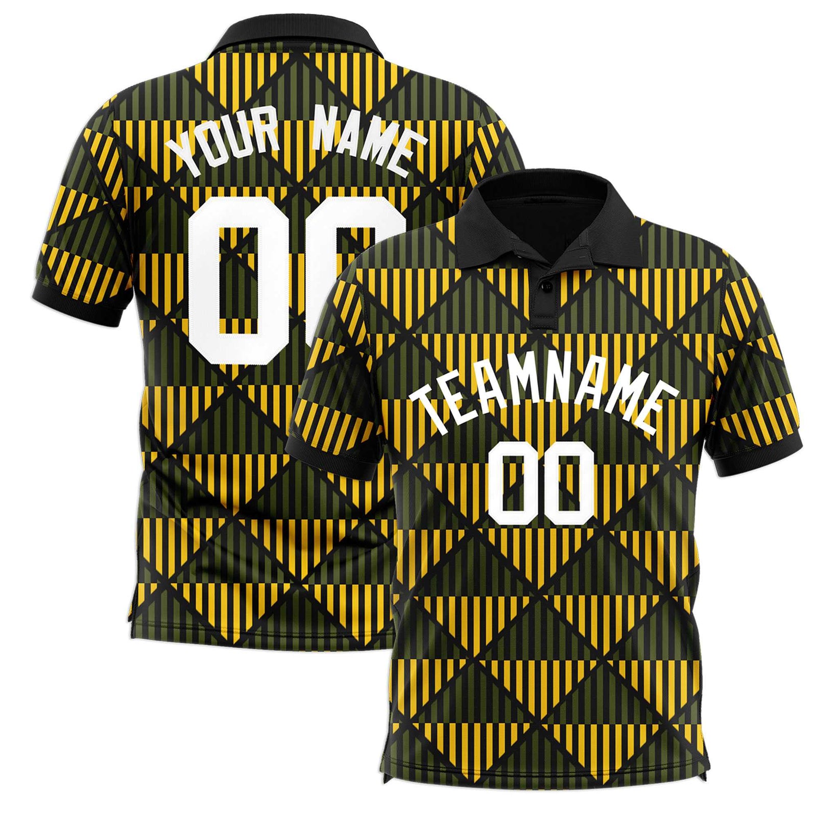 Custom Black Lingge Sunshine Polo Shirts