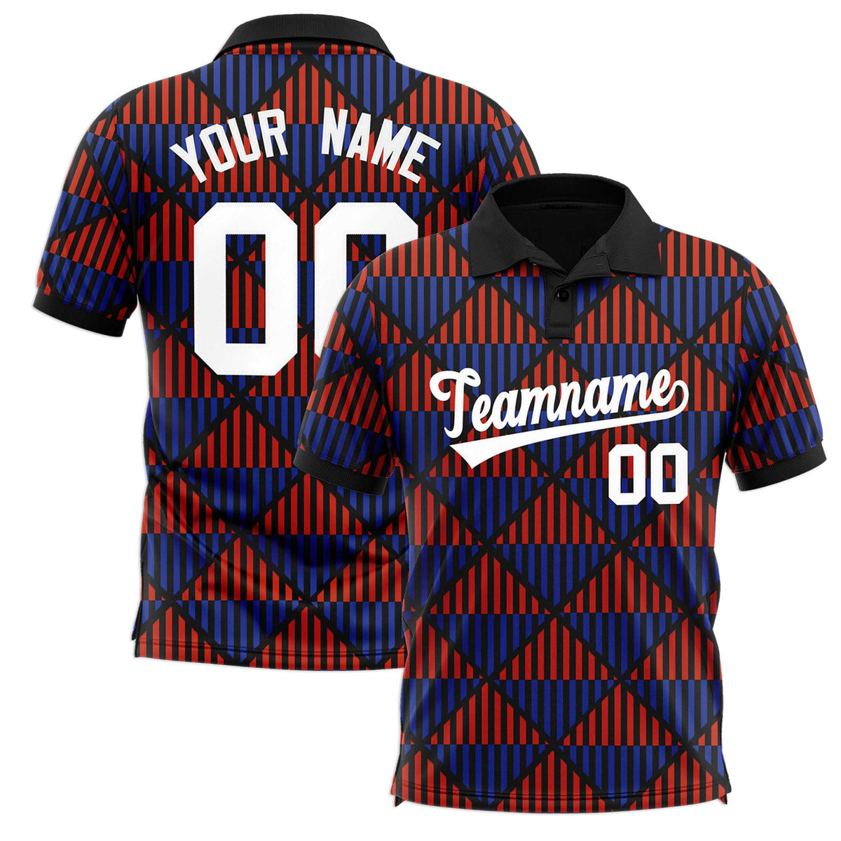 Custom Black Lingge Sunshine Polo Shirts