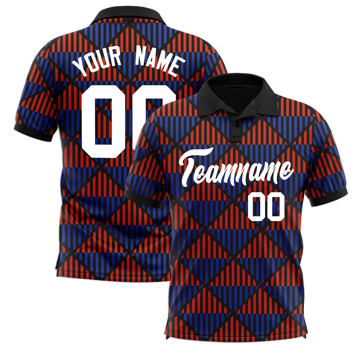 Custom Black Lingge Sunshine Polo Shirts