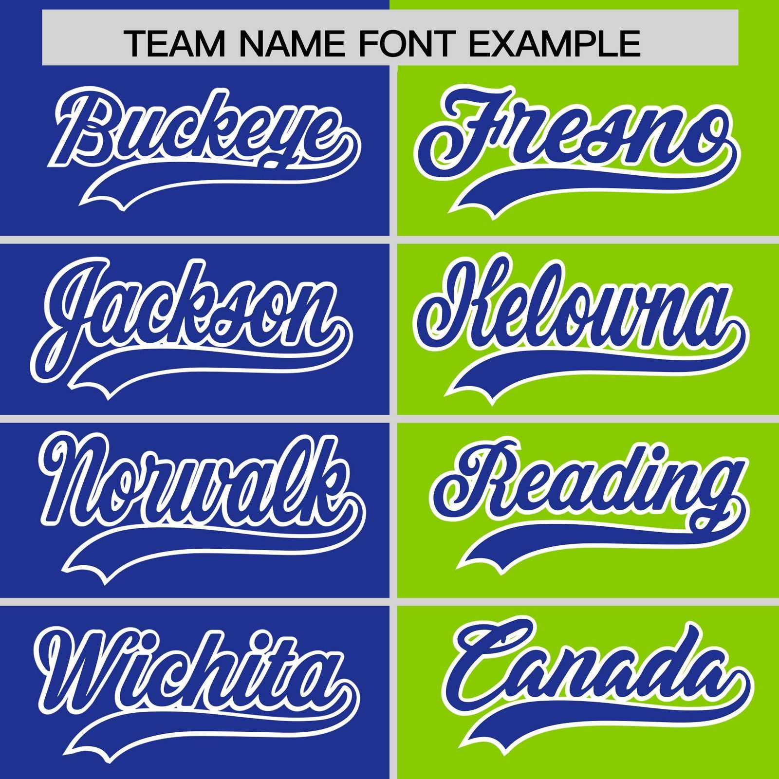 Custom Royal Neon Green Four Squares Design Performance Polo Shirt