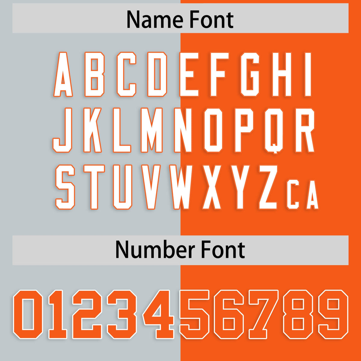 Custom Orange Silver Four Squares Design Performance Polo Shirt