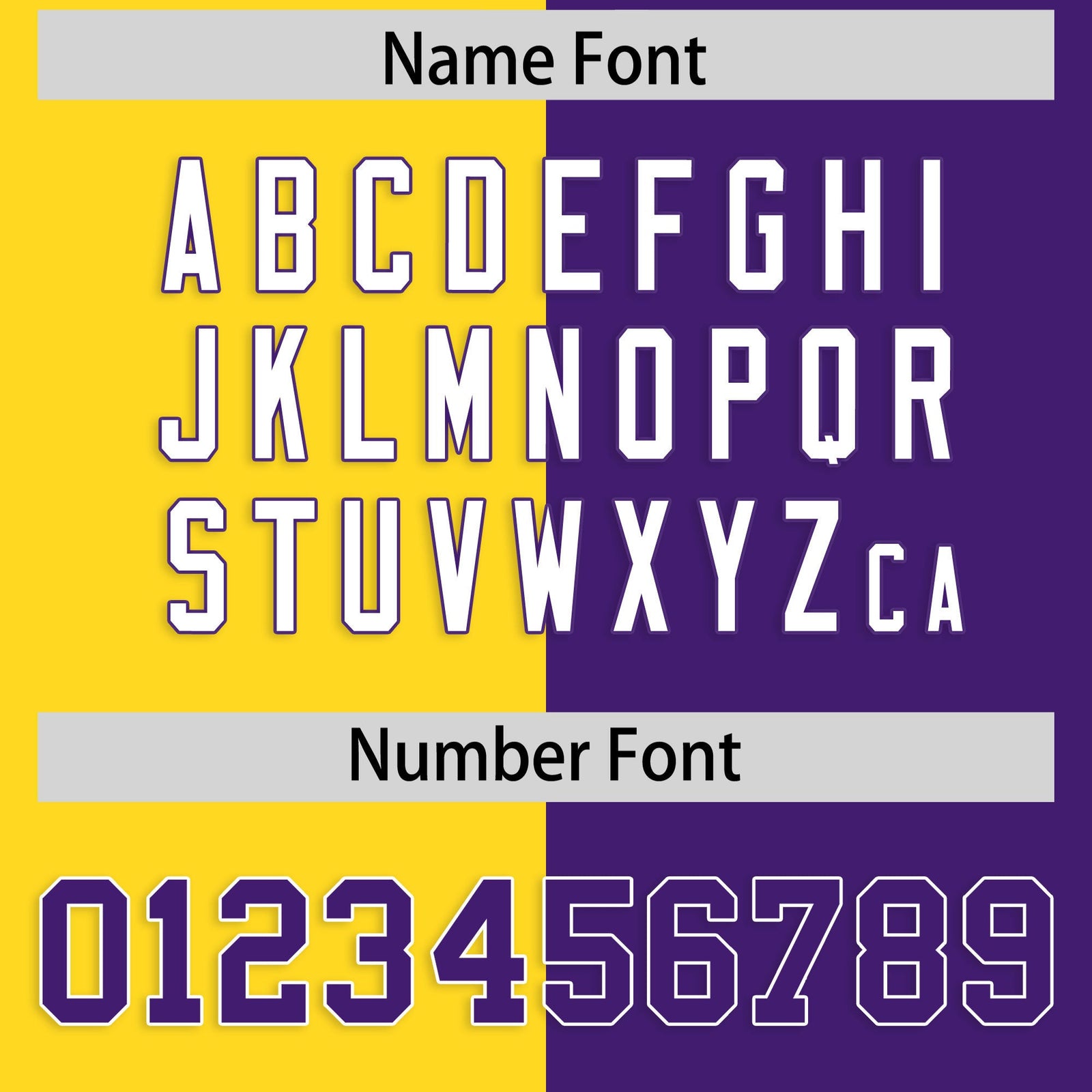 Custom Purple Gold Four Squares Design Performance Polo Shirt