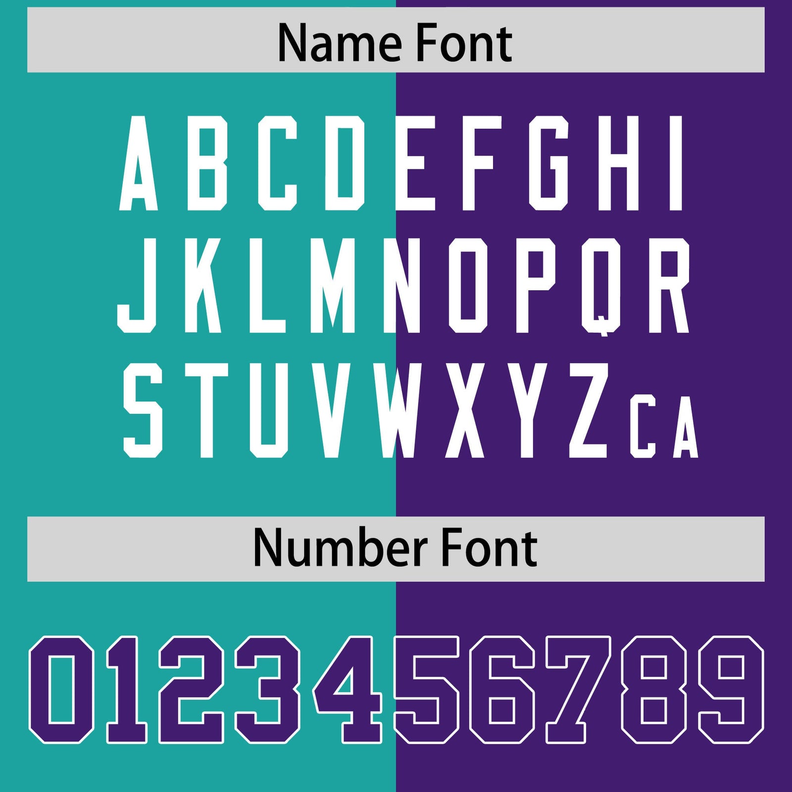 Custom Purple Aqua Four Squares Design Performance Polo Shirt