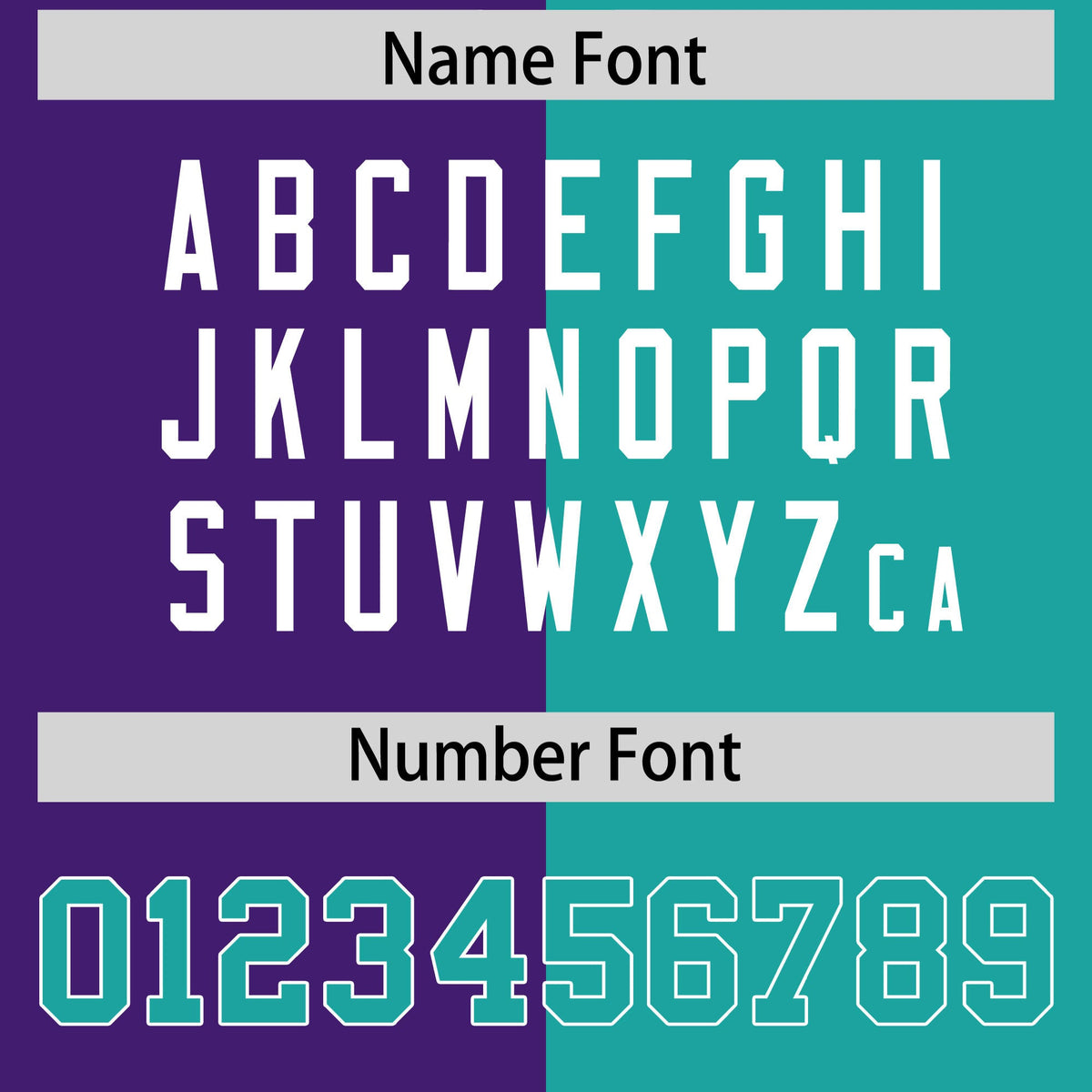 Custom Aqua Purple Four Squares Design Performance Polo Shirt