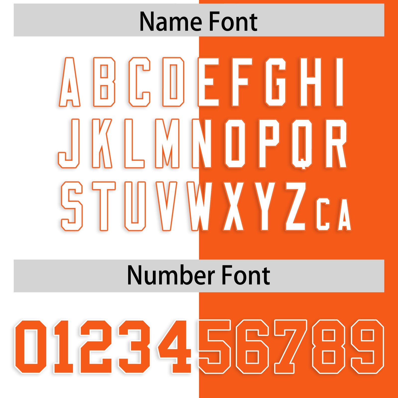 Custom White Orange Four Squares Design Performance Polo Shirt