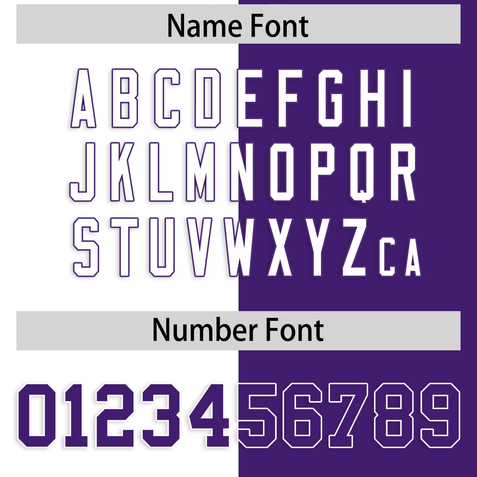 Custom Purple White Four Squares Design Performance Polo Shirt