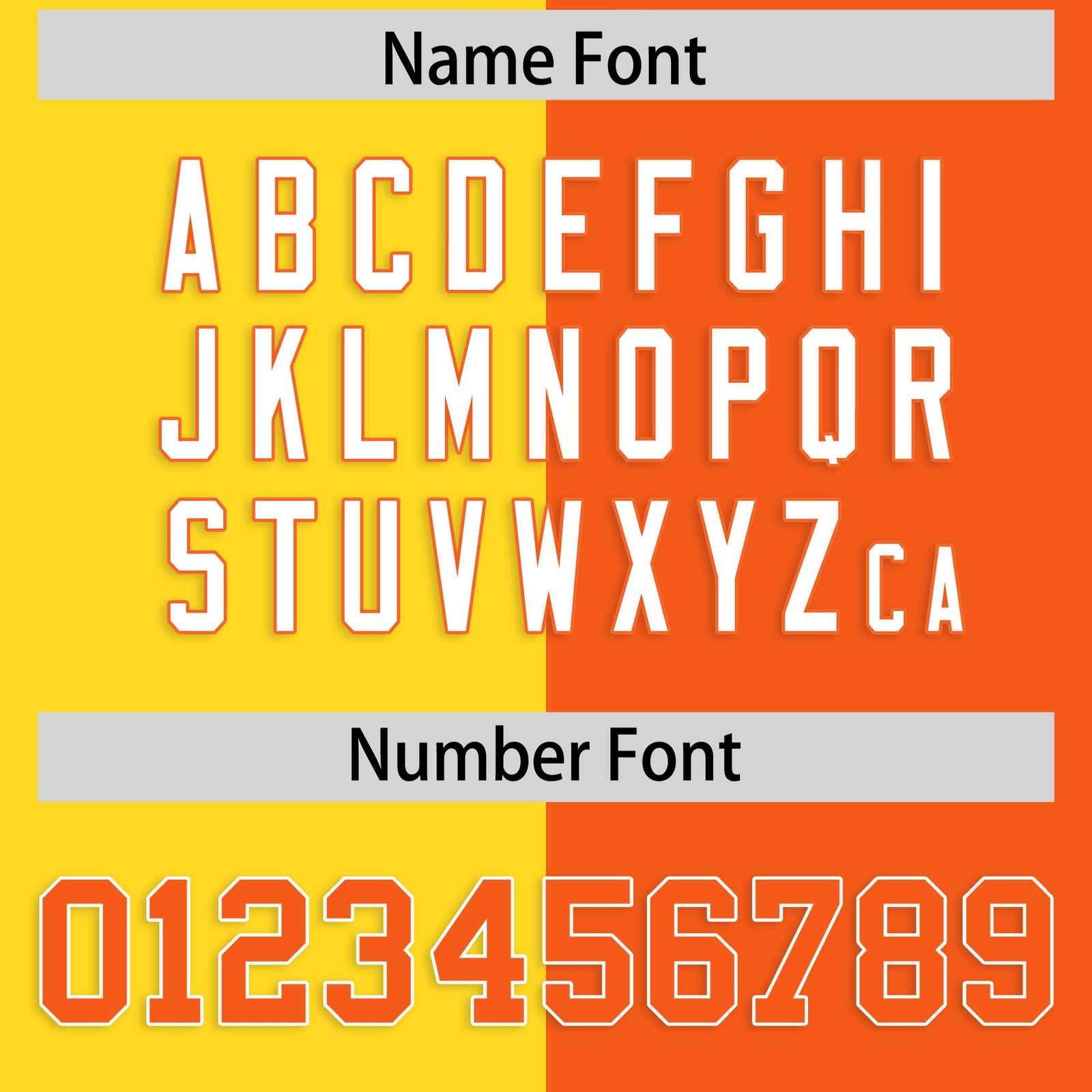 Custom Orange Gold Four Squares Design Performance Polo Shirt