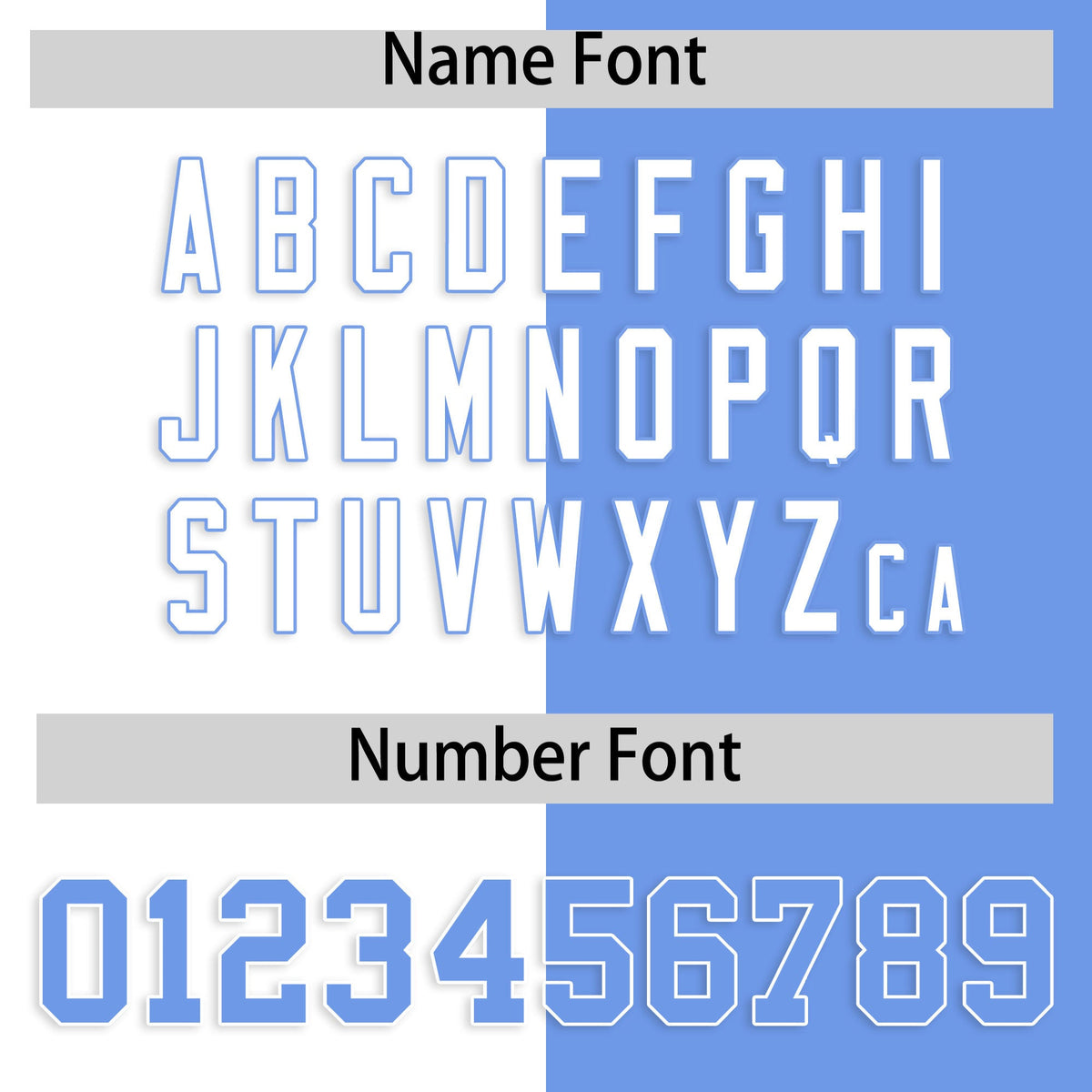 Custom Light Blue White Four Squares Design Performance Polo Shirt