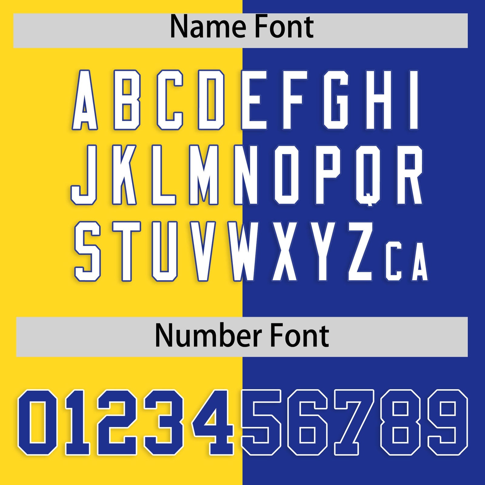 Custom Royal Gold Four Squares Design Performance Polo Shirt