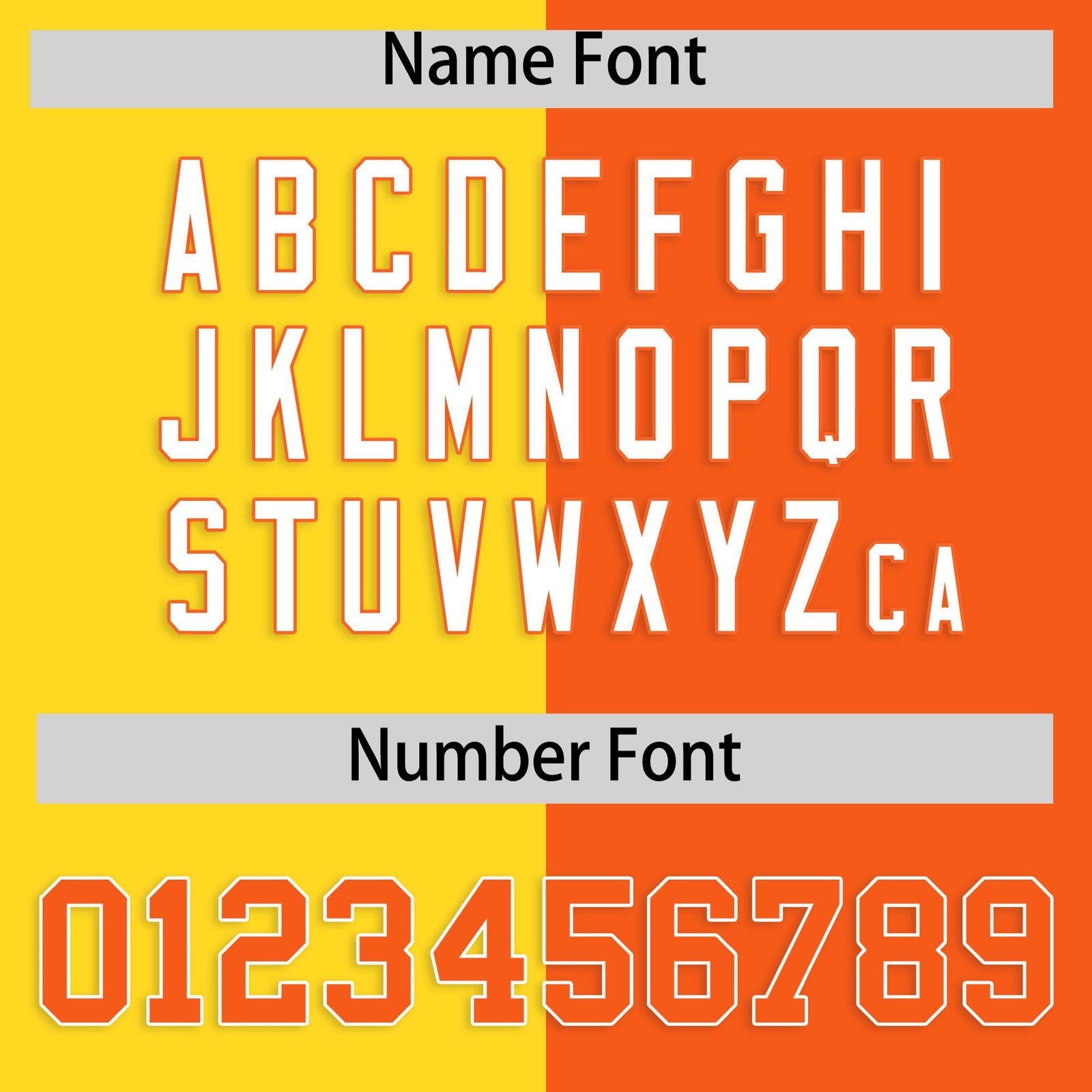 Custom Orange Gold Four Squares Design Performance Polo Shirt