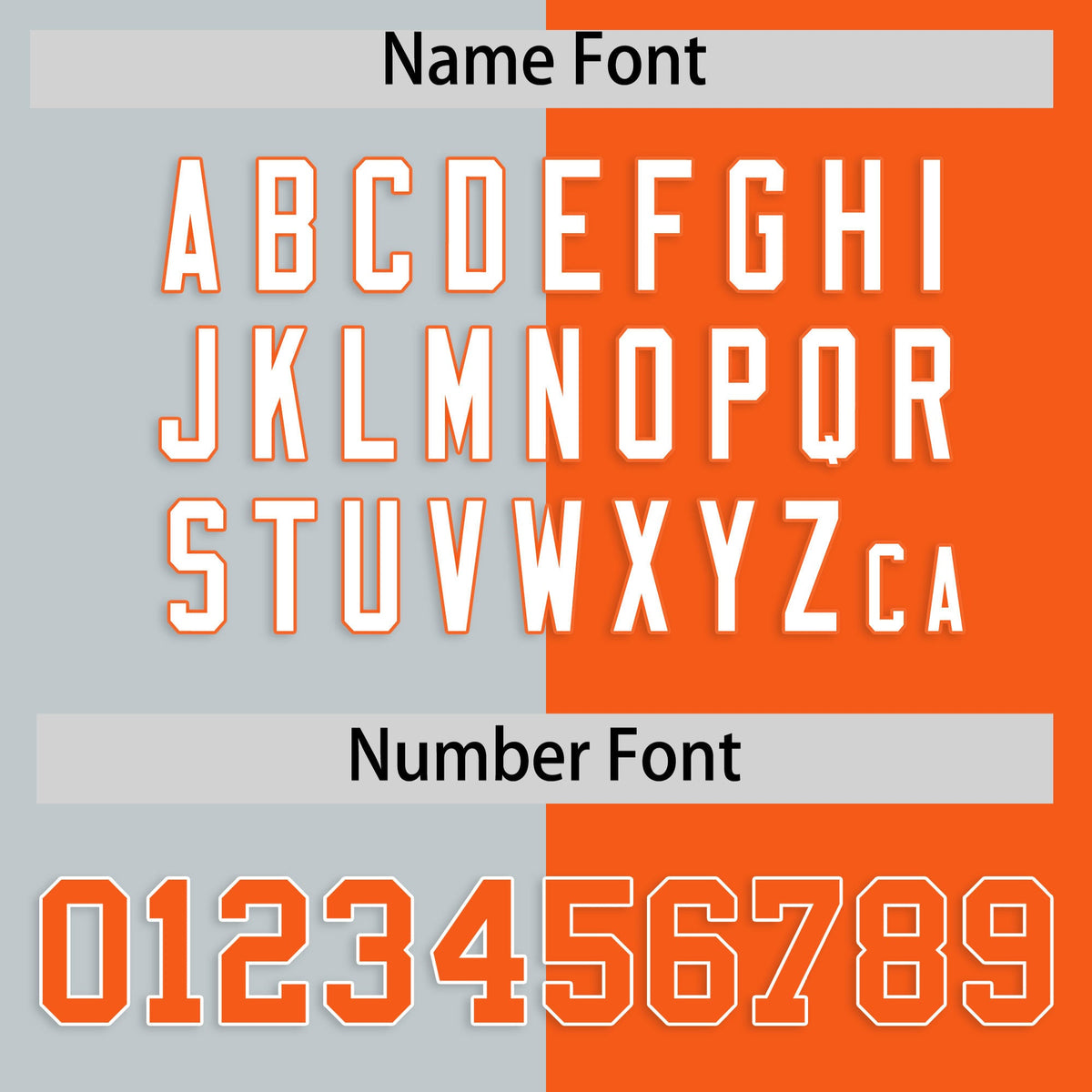 Custom Orange Silver Four Squares Design Performance Polo Shirt