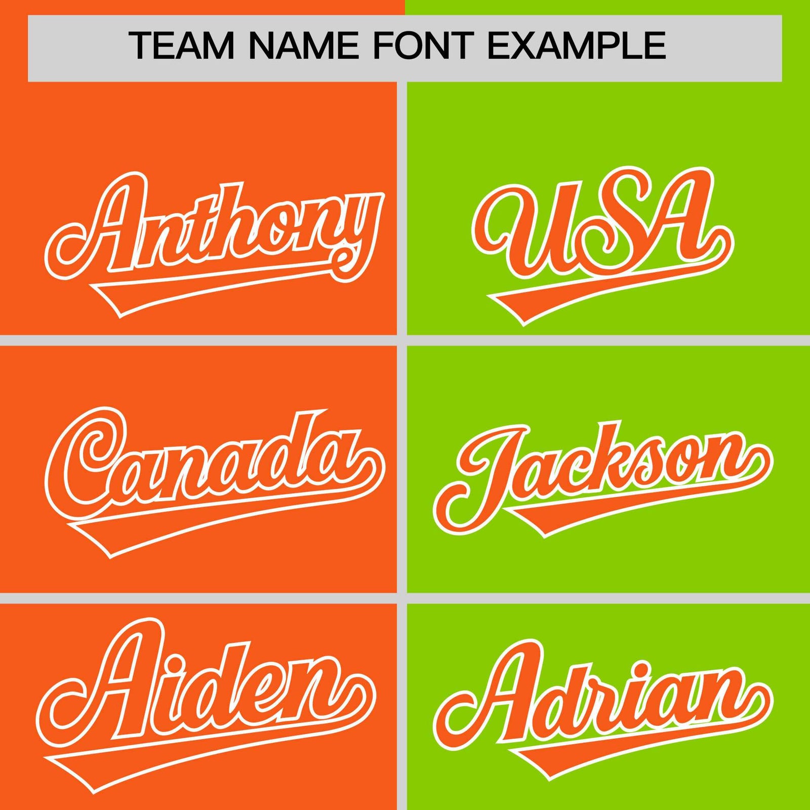 Custom Orange Neon Green Four Squares Design Performance Polo Shirt