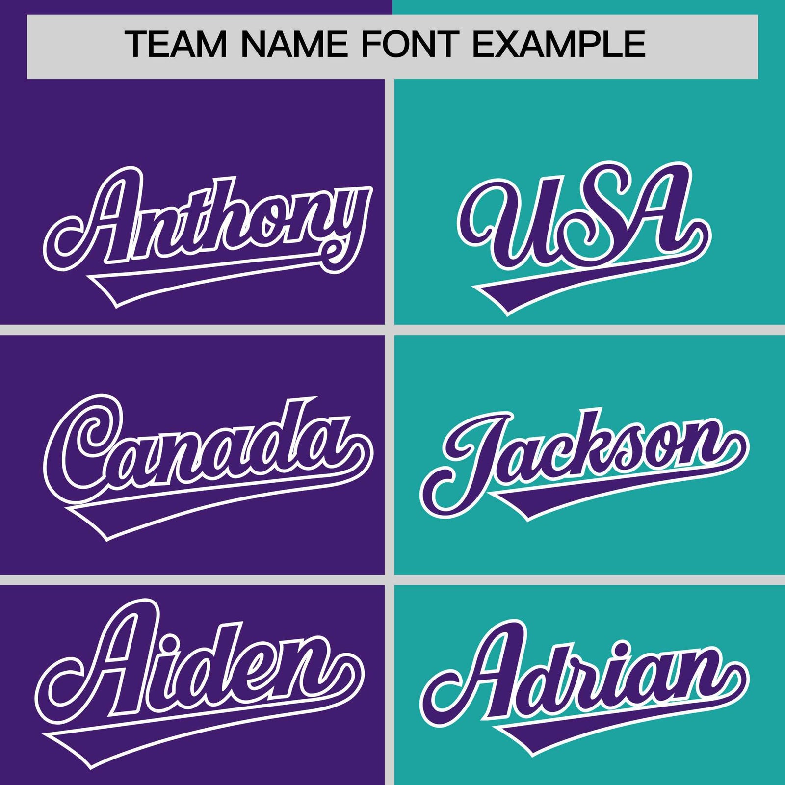 Custom Purple Aqua Four Squares Design Performance Polo Shirt