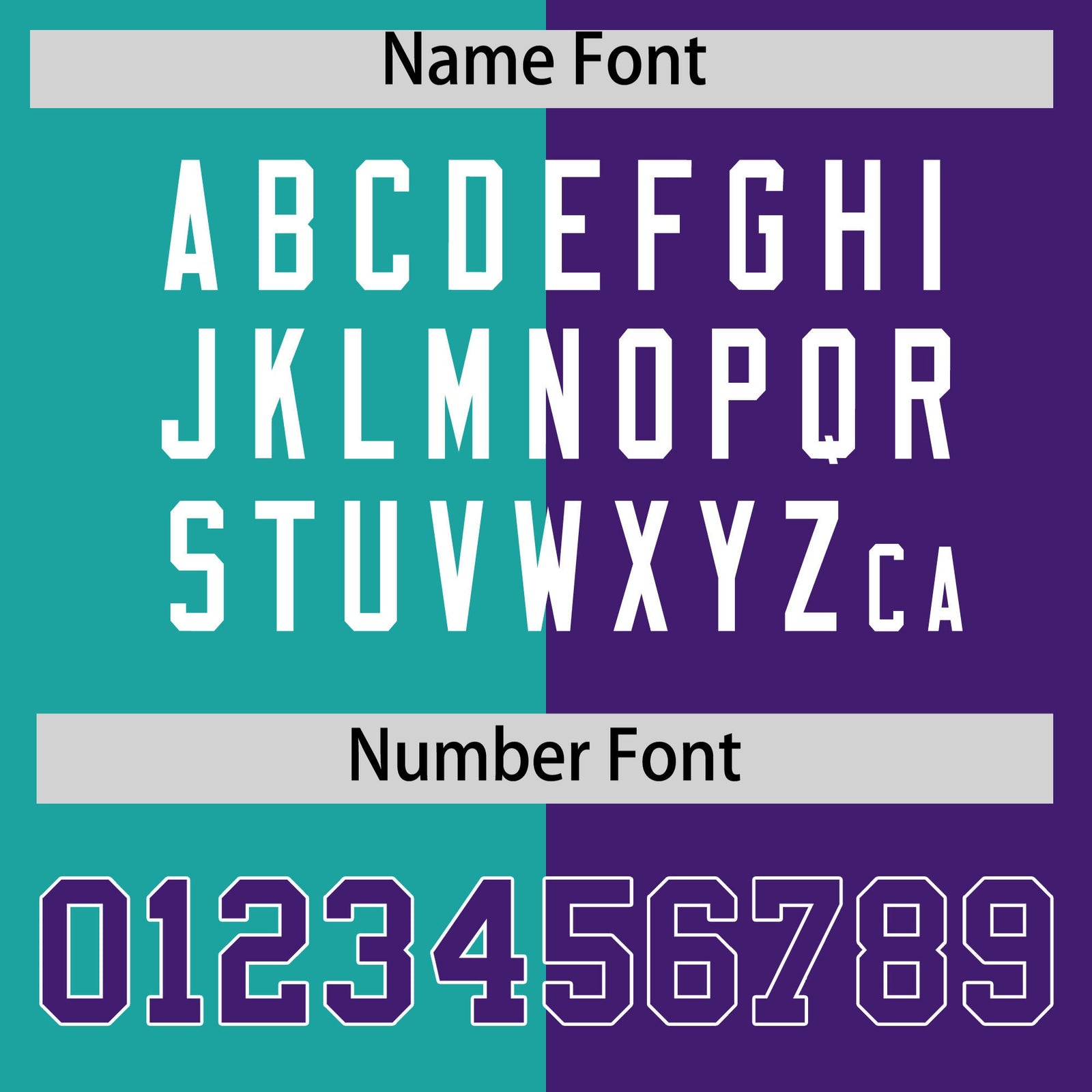 Custom Purple Aqua Four Squares Design Performance Polo Shirt