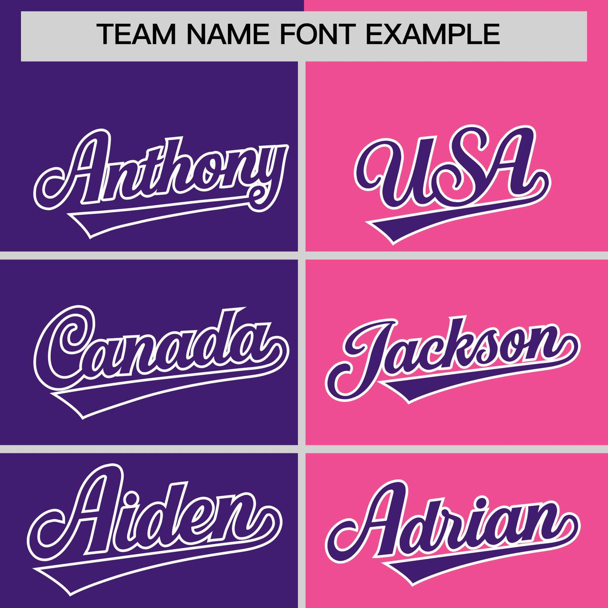 Custom Purple Pink Four Squares Design Performance Polo Shirt