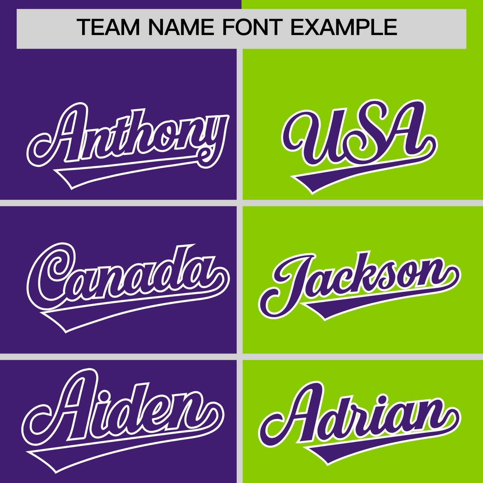 Custom Purple Neon Green Four Squares Design Performance Polo Shirt