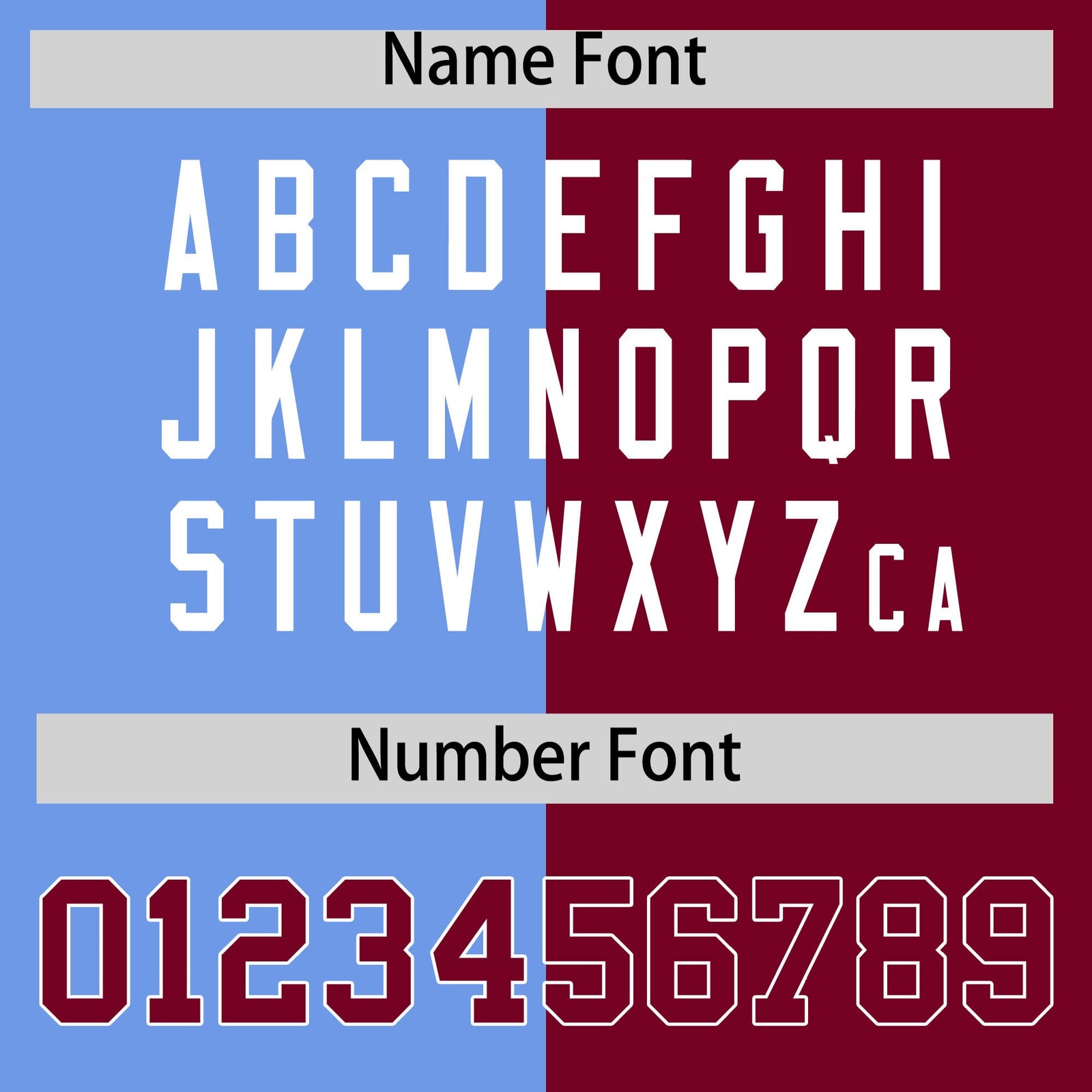 Custom Crimson Light Blue Four Squares Design Performance Polo Shirt