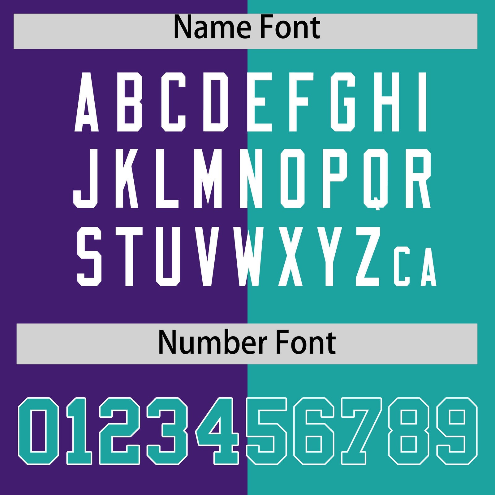 Custom Aqua Purple Four Squares Design Performance Polo Shirt