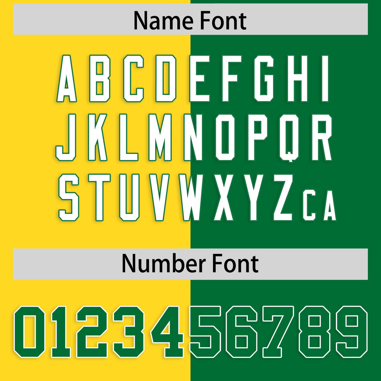 Custom Kelly Green Gold Four Squares Design Performance Polo Shirt