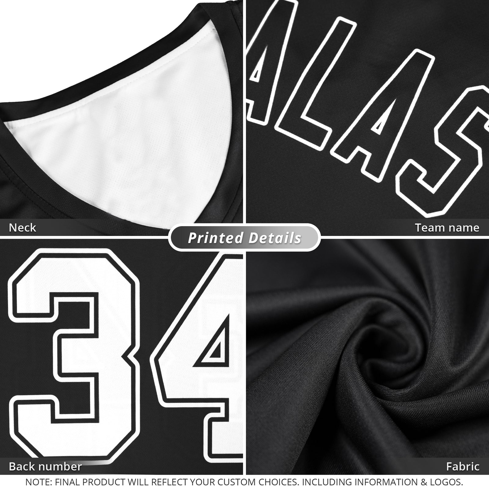 Custom Black Neon Green Double Side Sets Design Sportswear Basketball Jersey
