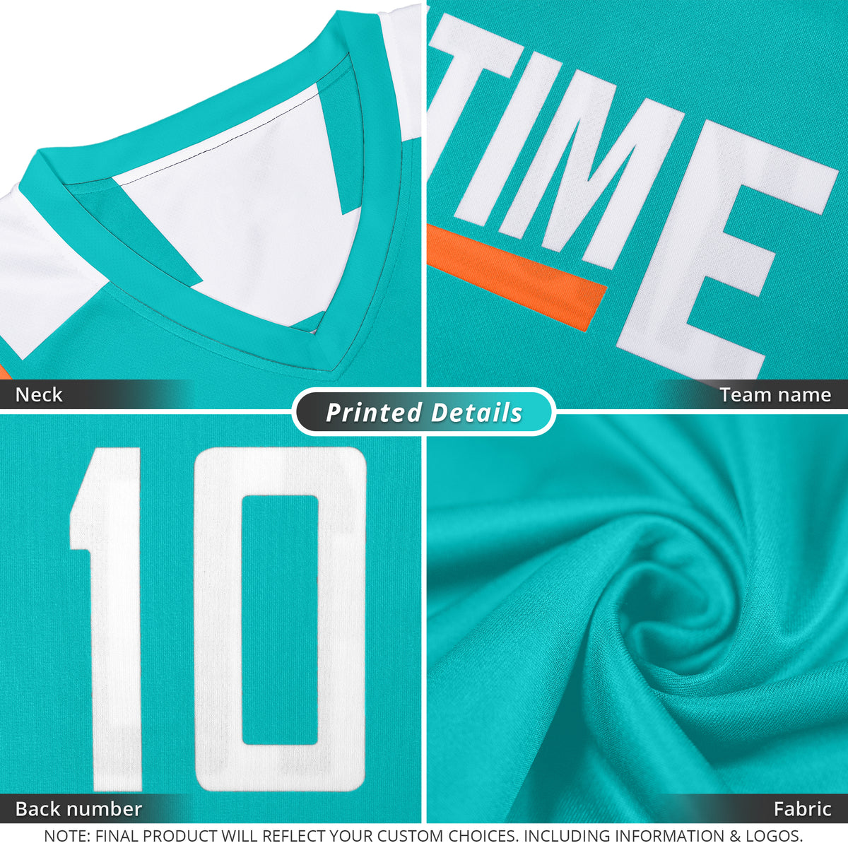 Custom Aqua White Double Side Tops Men/Boy Basketball Jersey