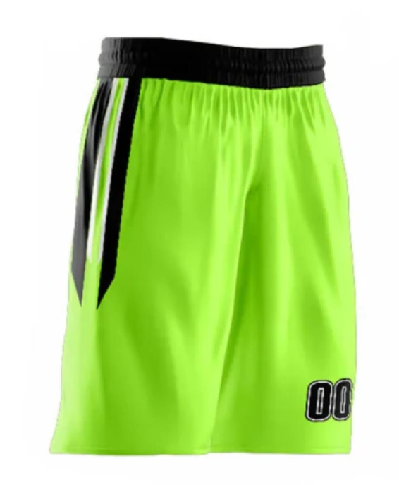 Custom Lime Green Basketball Shorts