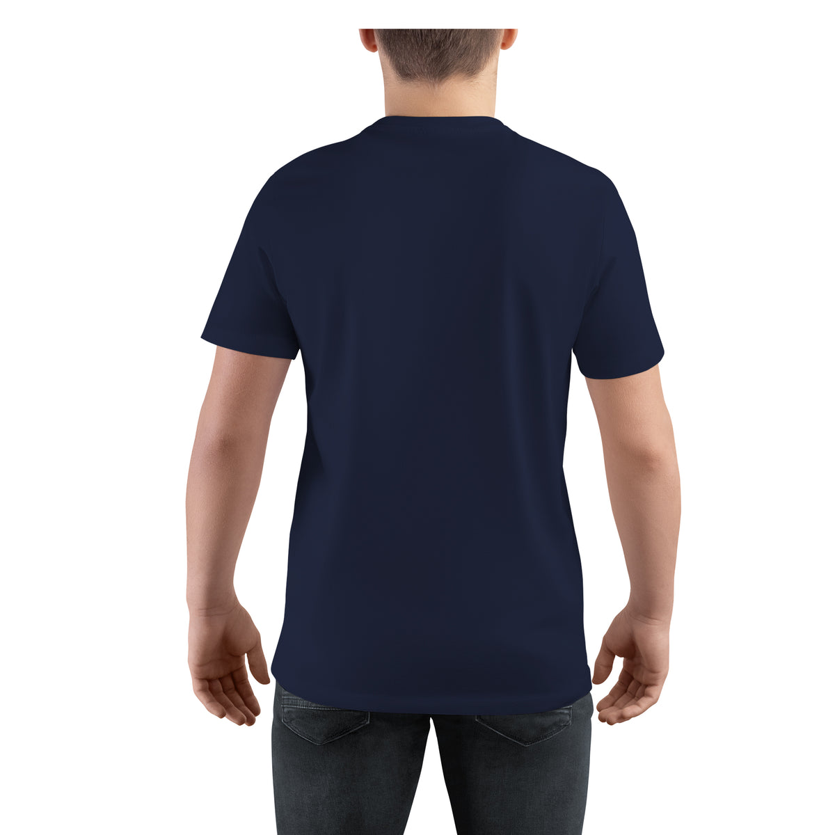 VVHL S10 Custom Navy Navy-White Crew neck T-Shirts
