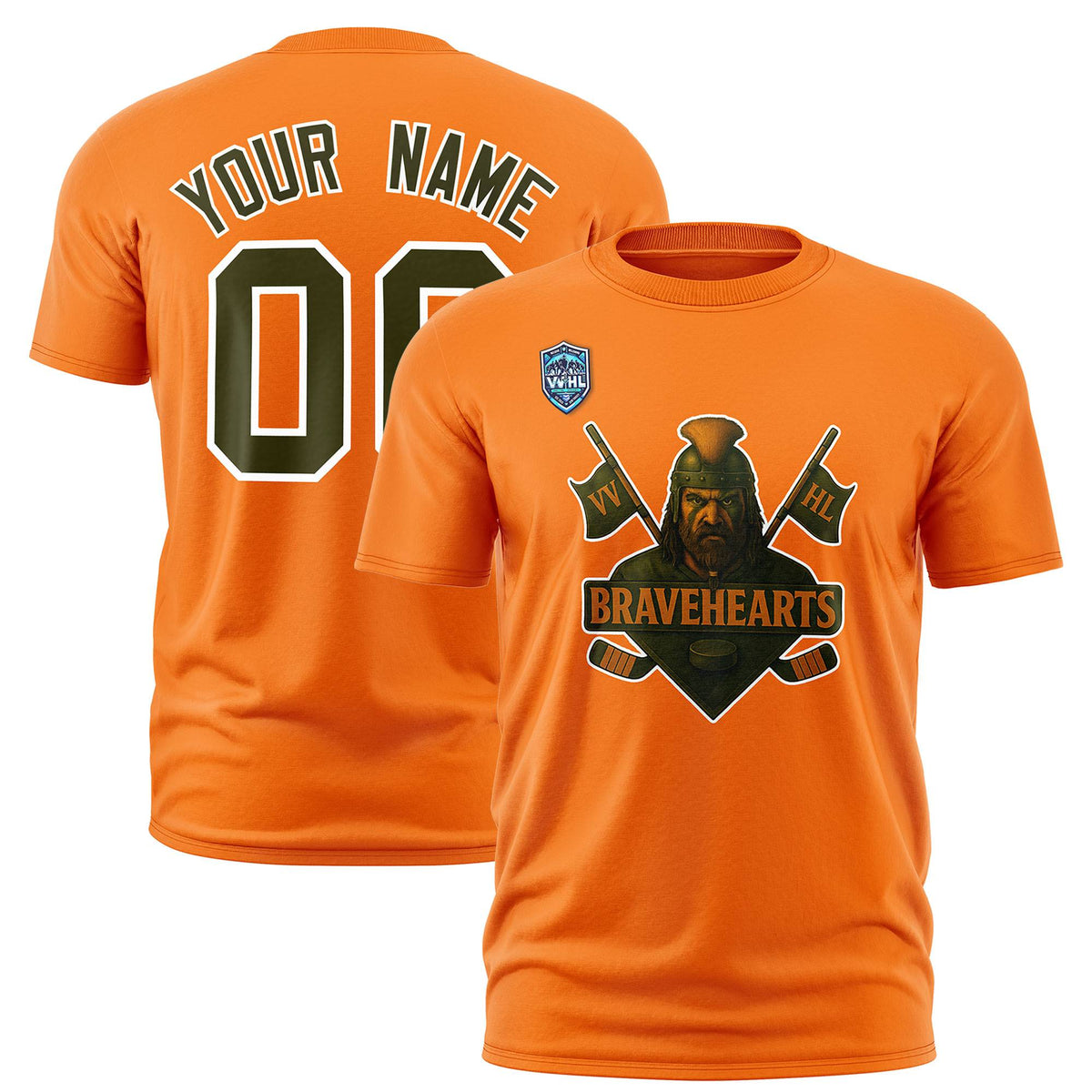 VVHL Orange Green-White S7-Bravehearts T-Shirt