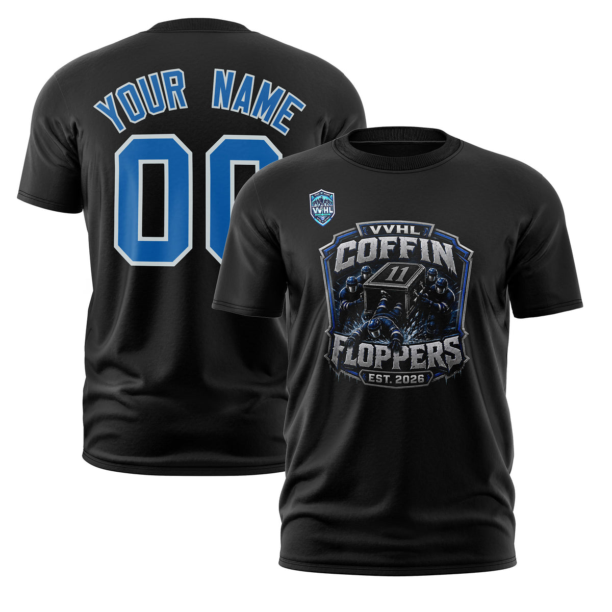 VVHL S11 Coffin Floppers Black T-Shirs