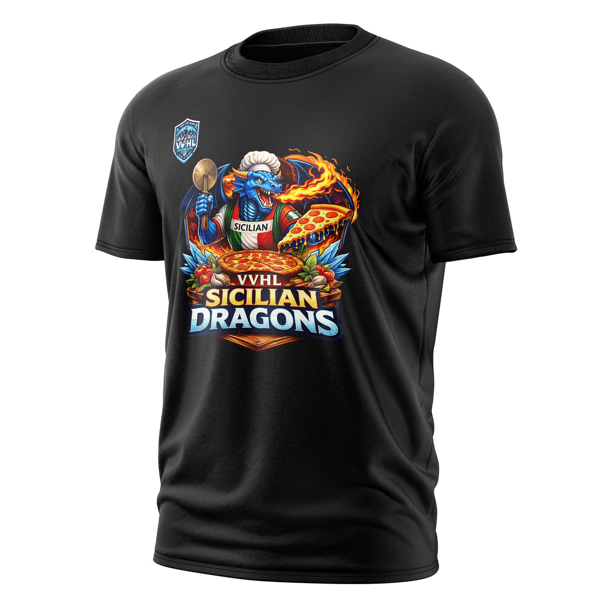 VVHL S11 Sicilian Dragons Black T-Shirs